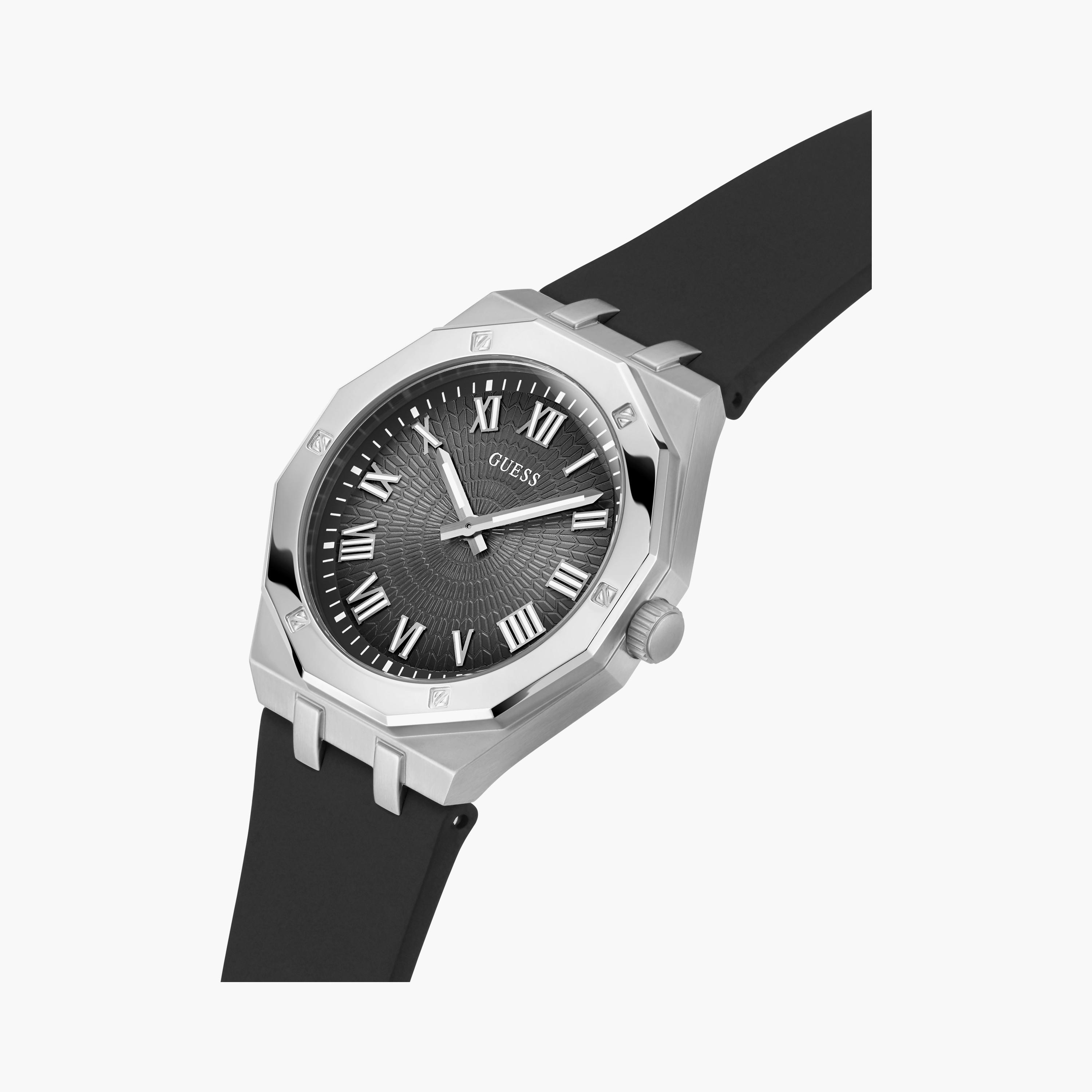 ساعة جيس للرجال بسوار من الستانلس ستيل باللون الفضي GW0276G1-men-watchesandjewellery-watches-image-4