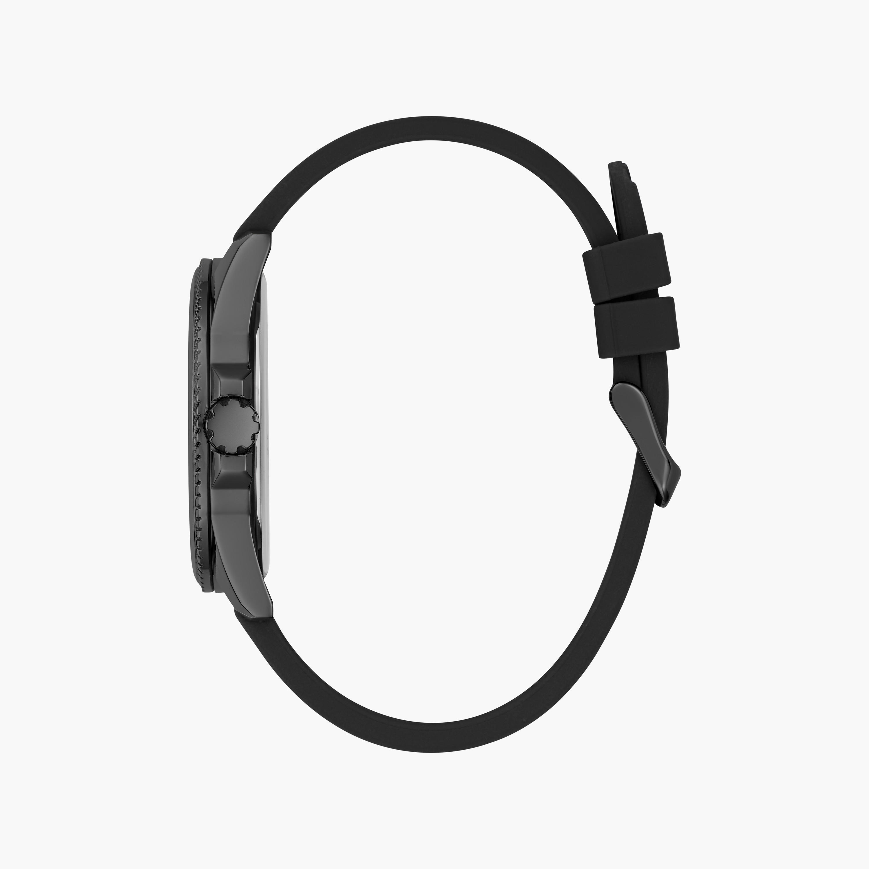 ساعة ذات انالوج من جيس بسوار من سيليكون باللون الأسود للرجال | GW0639G4-men-watchesandjewellery-watches-image-2