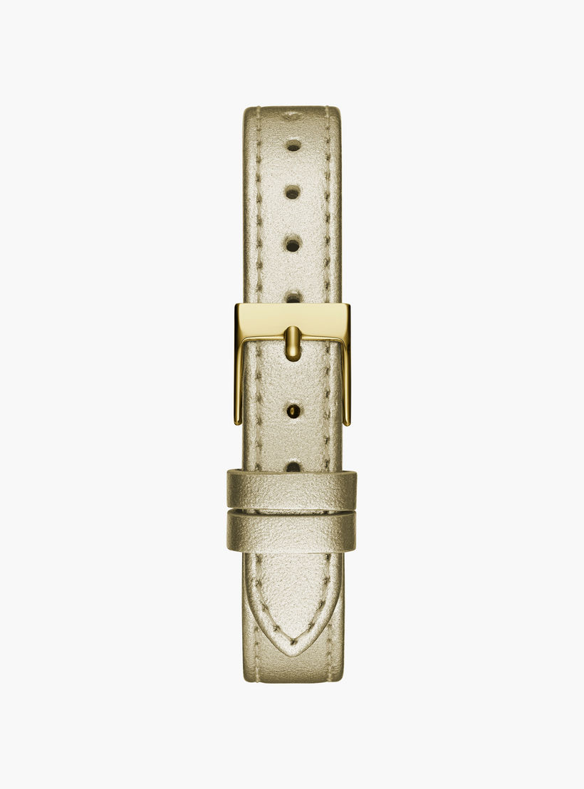 Guess Gold Analog Leather Strap Watch | GW0614L2 | 28 MM-women-watchesandjewellery-watches-image-3