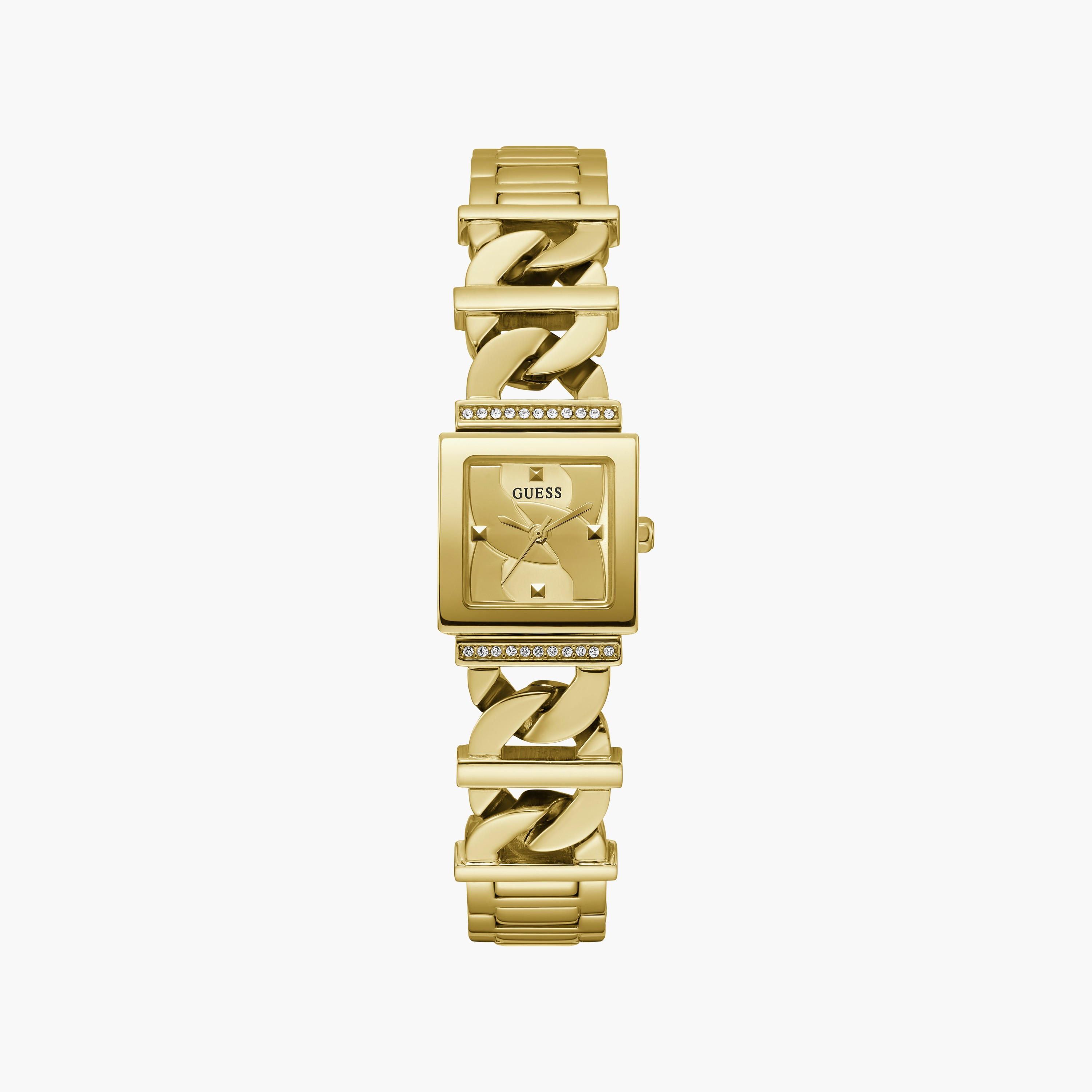 Guess Gold Analog Stainless Steel Strap Watch | GW0603L2 | 21 MM-women-watchesandjewellery-watches-image-1