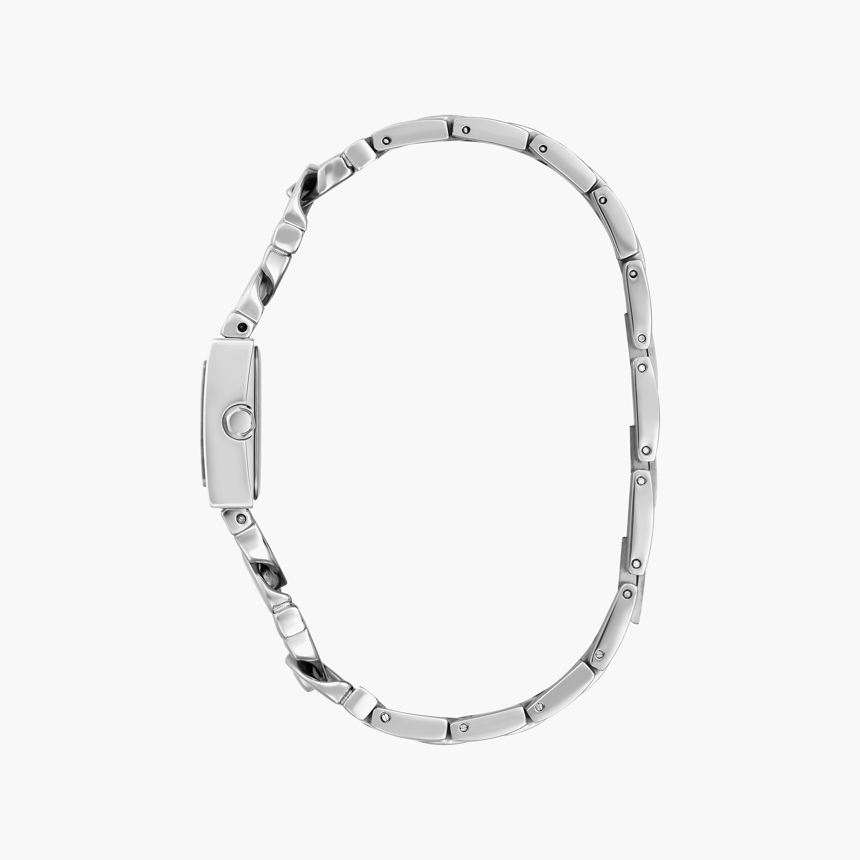 ساعة أنالوج ذهبية وردية بسوار ستانلس ستيل من كينيث سكوت | K23519-RBKK-women-watchesandjewellery-watches-image-2