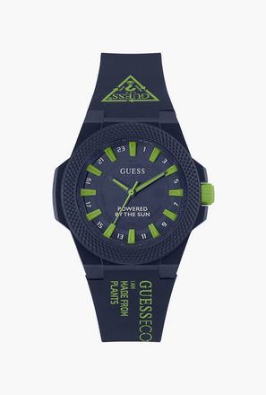 Guess Women's Blue Analog PU Strap Watch | GW0587L2 | 40 MM-women-image-1