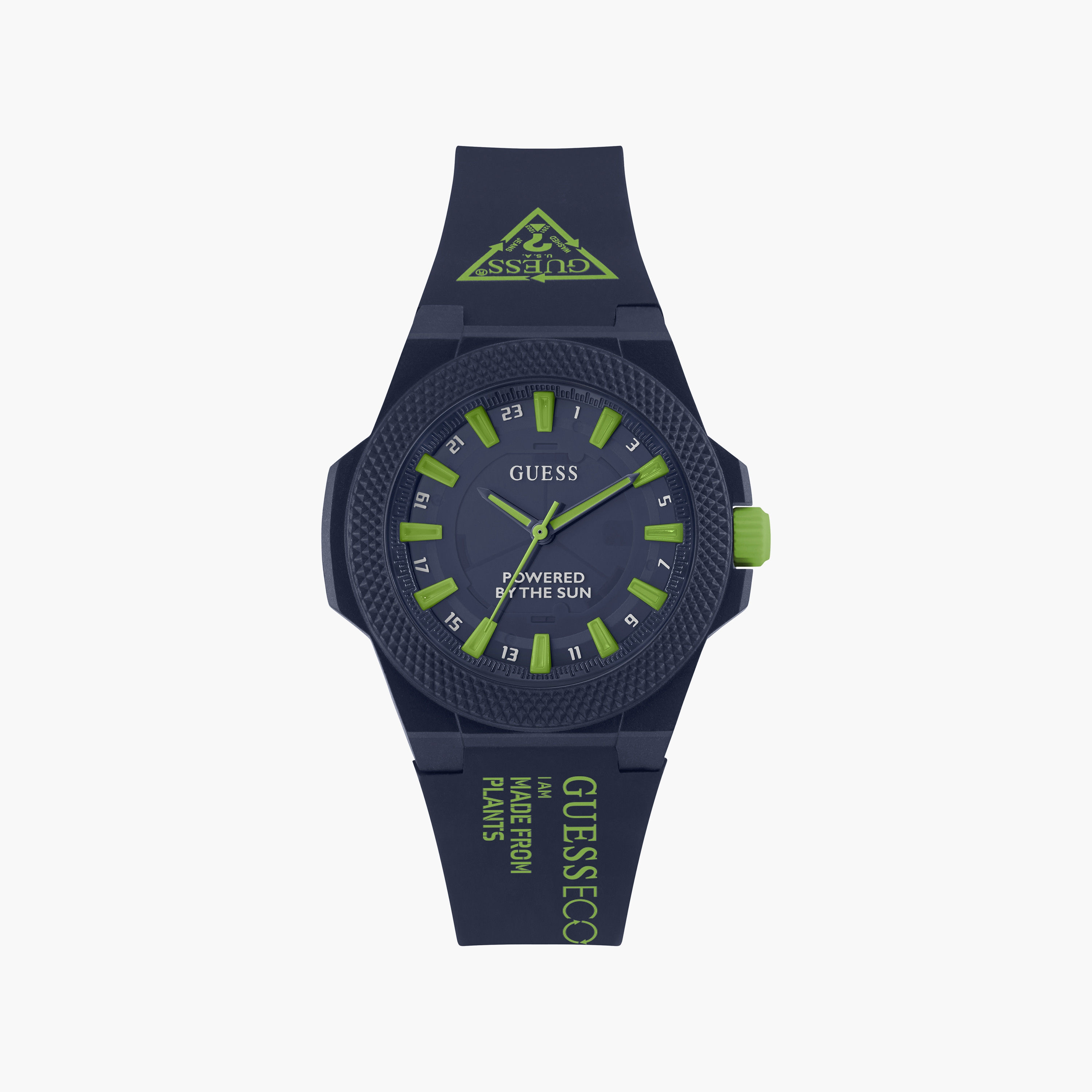 Guess Women's Blue Analog PU Strap Watch | GW0587L2 | 40 MM-women-watchesandjewellery-watches-image-1