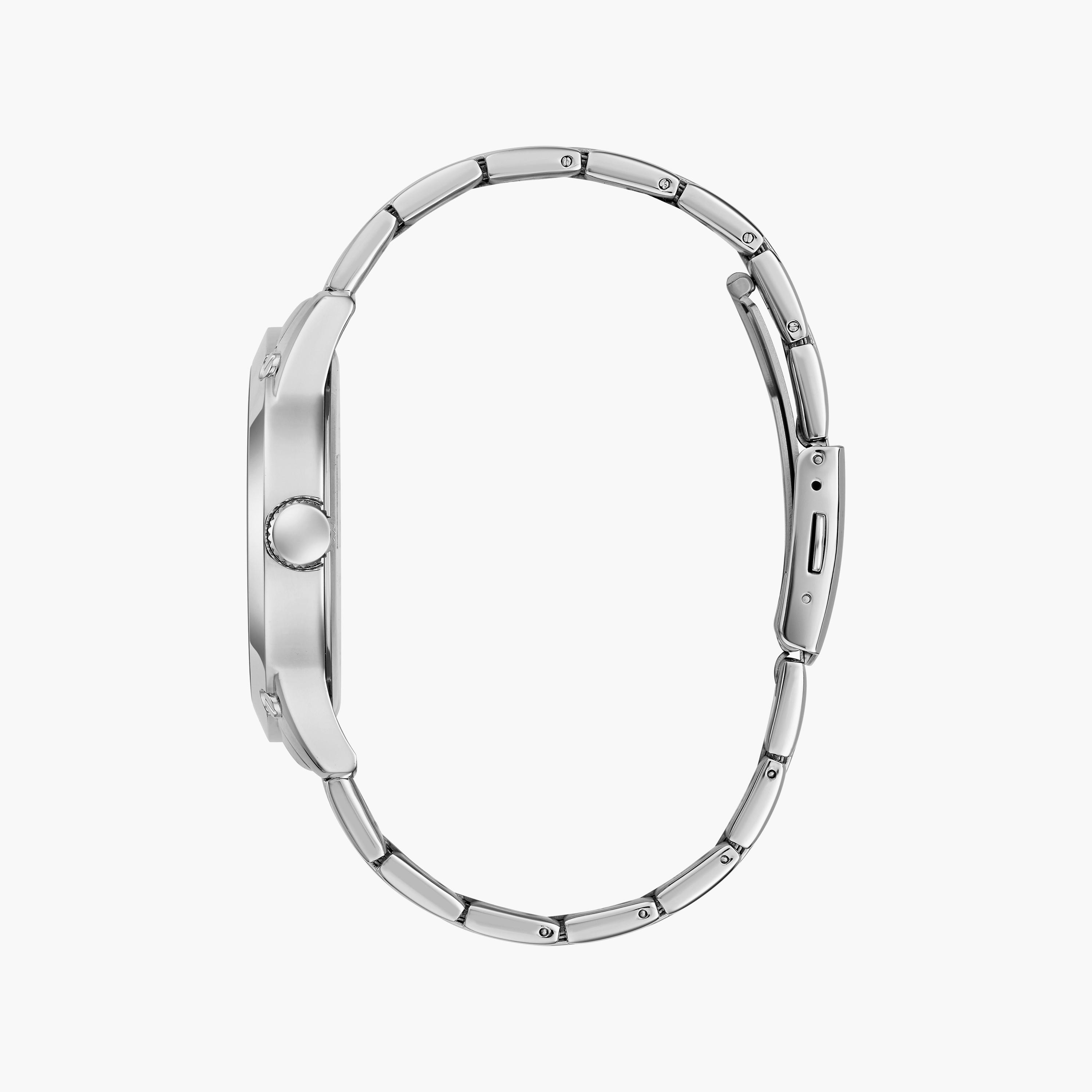 Guess Men's Silver Analog Stainless Steel Strap Watch | GW0574G1 | 44 MM-men-watchesandjewellery-watches-image-2