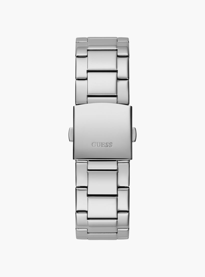 Guess Men's Silver Analog Stainless Steel Strap Watch | GW0574G1 | 44 MM-men-watchesandjewellery-watches-image-3