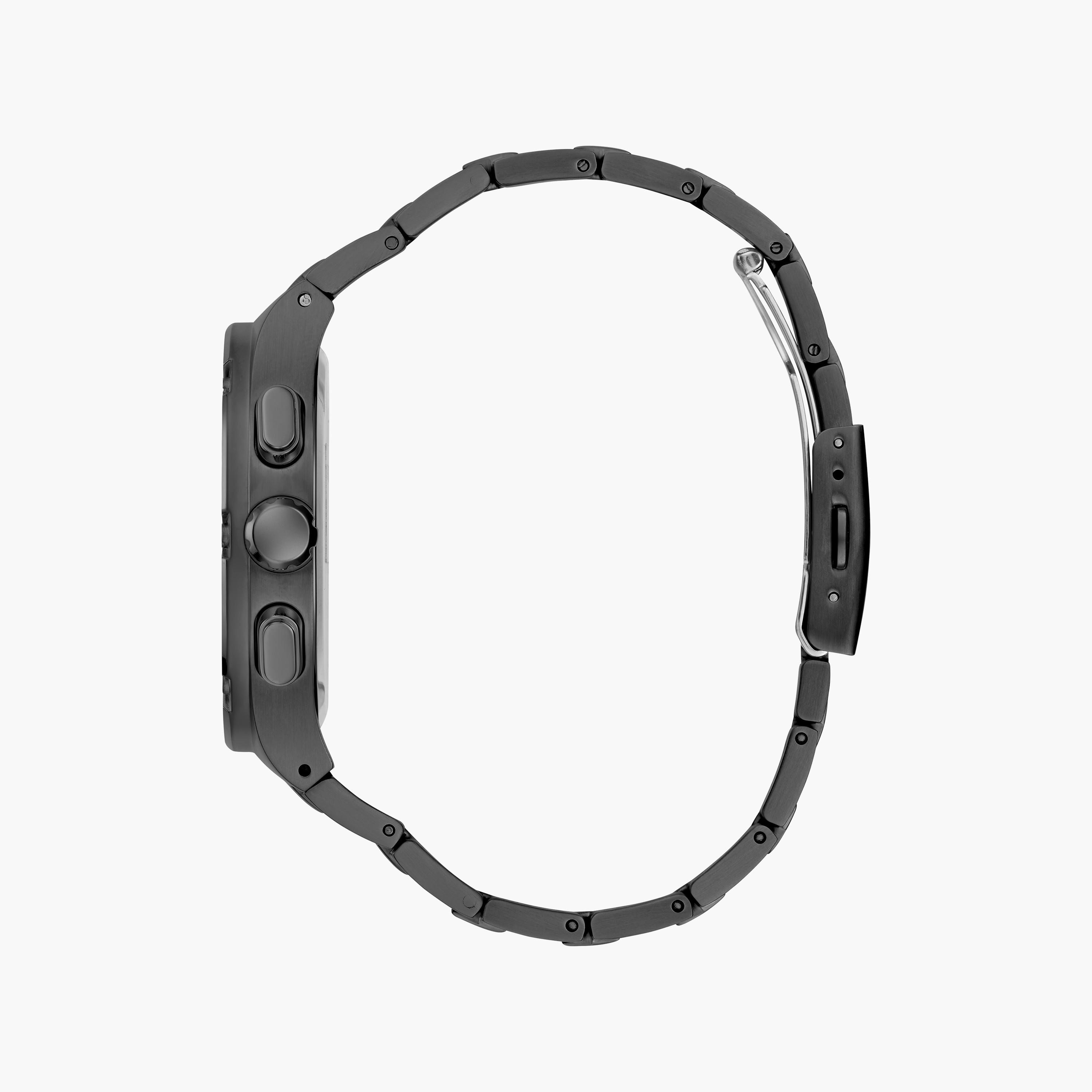 Guess Men's Black Chronograph Stainless Steel Strap Watch | GW0572G3 | 42 MM-men-watchesandjewellery-watches-image-2