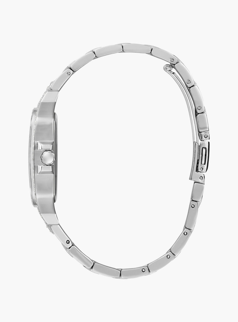 Guess Women's Silver Analog Stainless Steel Strap Watch | GW0472L1 | 35 MM-women-watchesandjewellery-watches-image-2