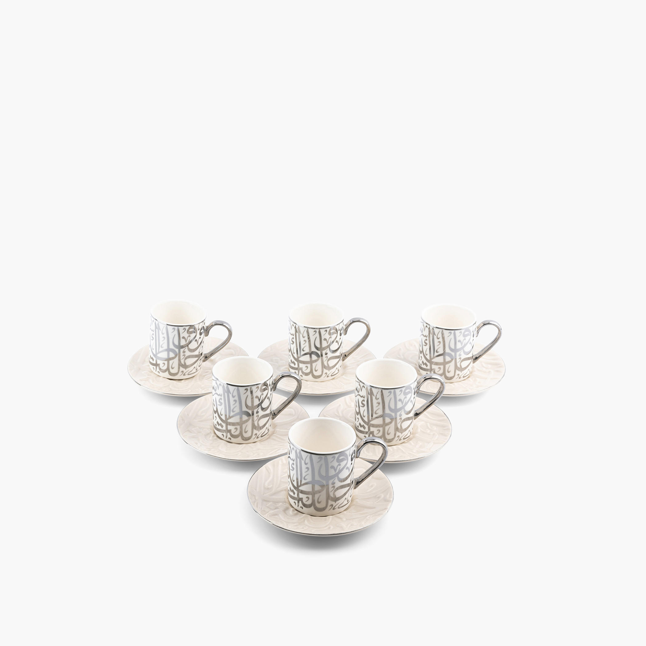 Otantik 12-Piece Printed Porcelain Cup and Saucer Set-household-dining-teaandcoffee-teaandcoffeesets-image-1