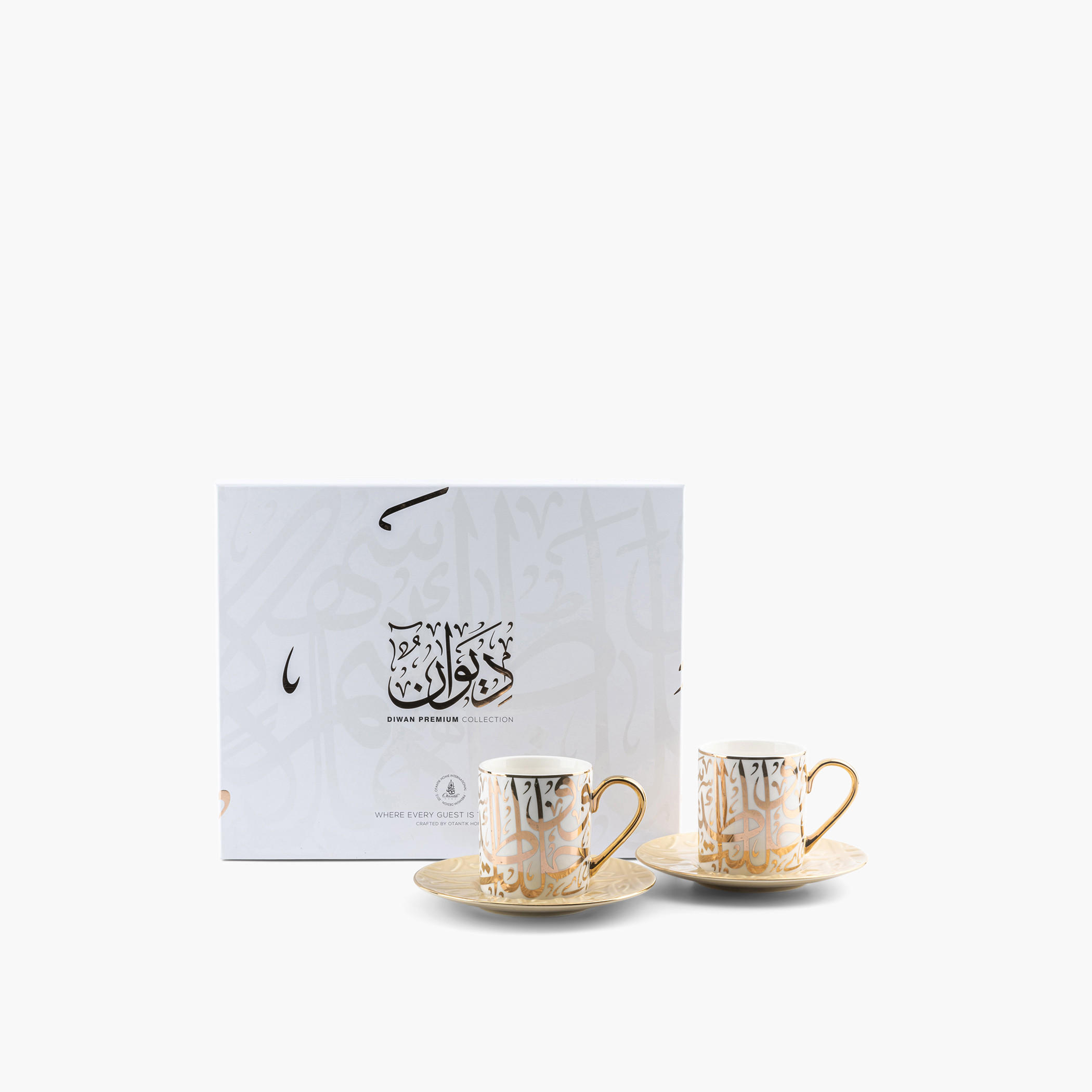 Otantik 12-Piece Porcelain Cup and Saucer Set-household-dining-teaandcoffee-teaandcoffeesets-image-2