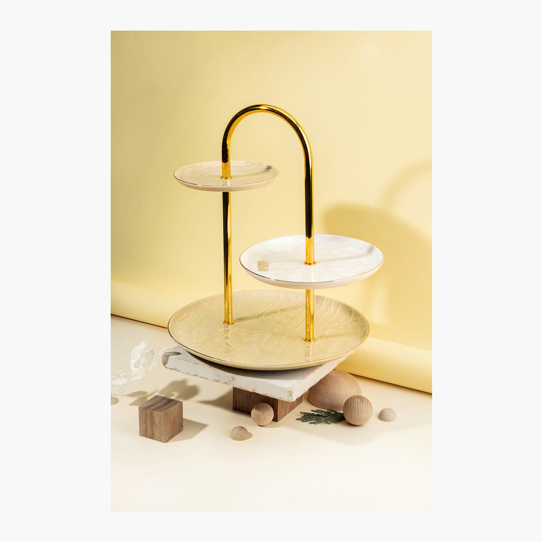Otantik 3-Tier Porcelain Cake Stand-household-dining-serveware-cakestands-image-2