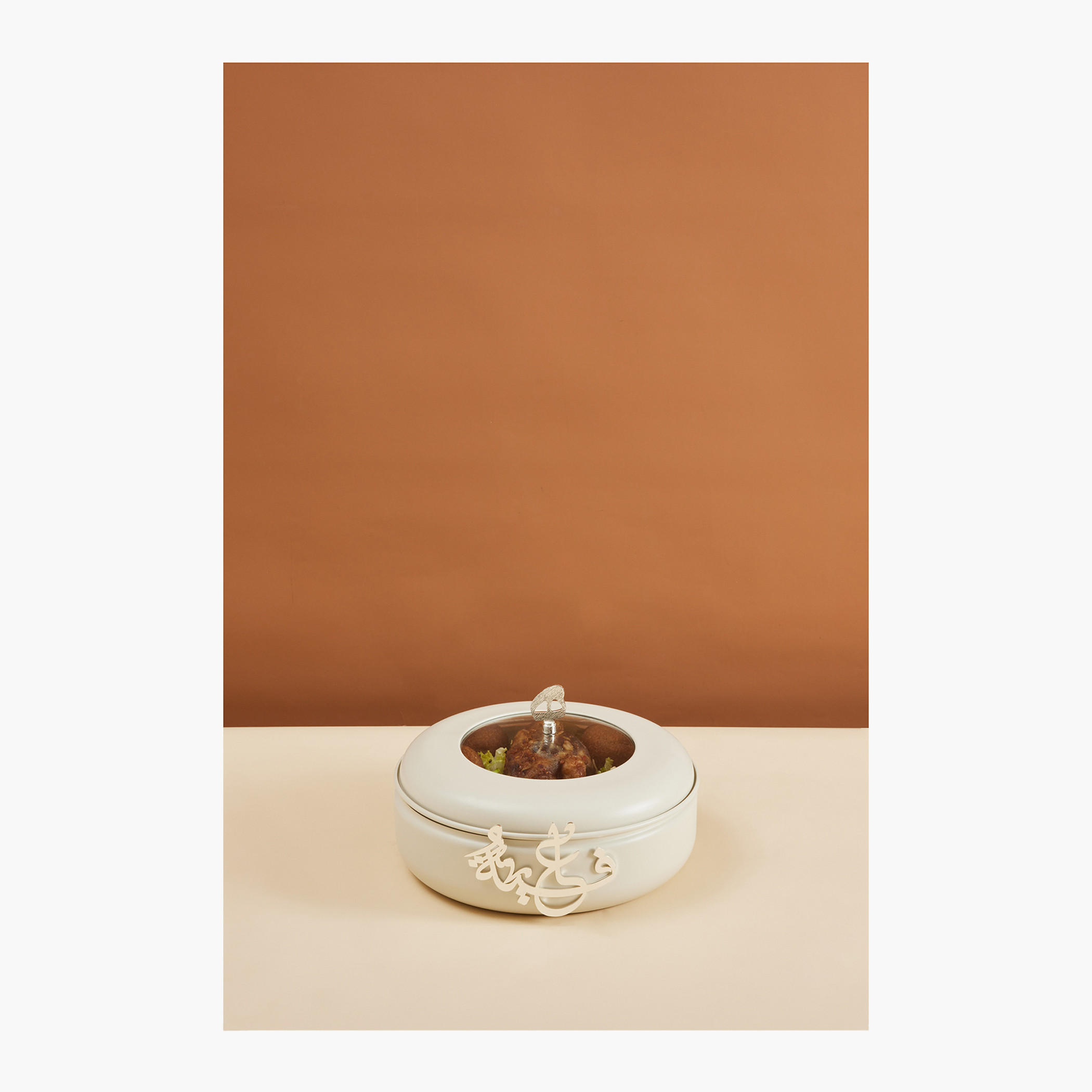 Otantik Printed Porcelain Food Warmer with Lid-household-dining-serveware-foodwarmersandcasseroles-image-2