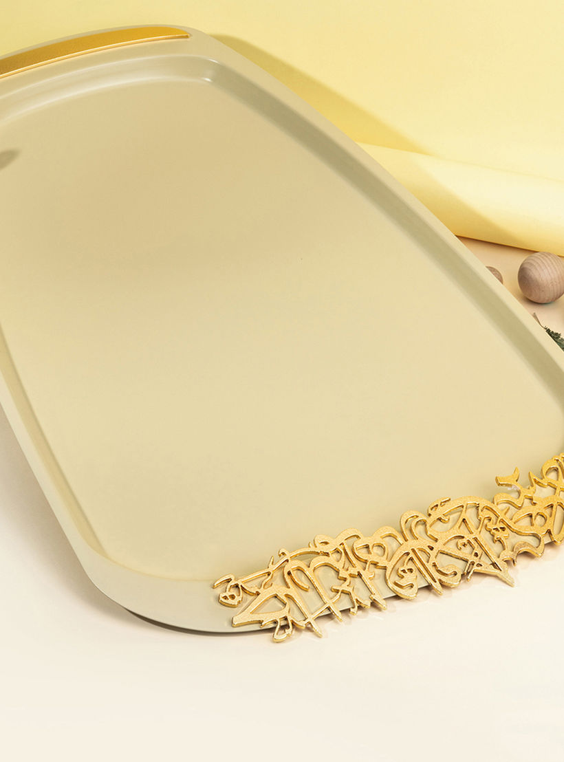 Otantik Diwan Iron Decorative Tray - 562x40 cms-household-dining-serveware-servingtrays-image-1