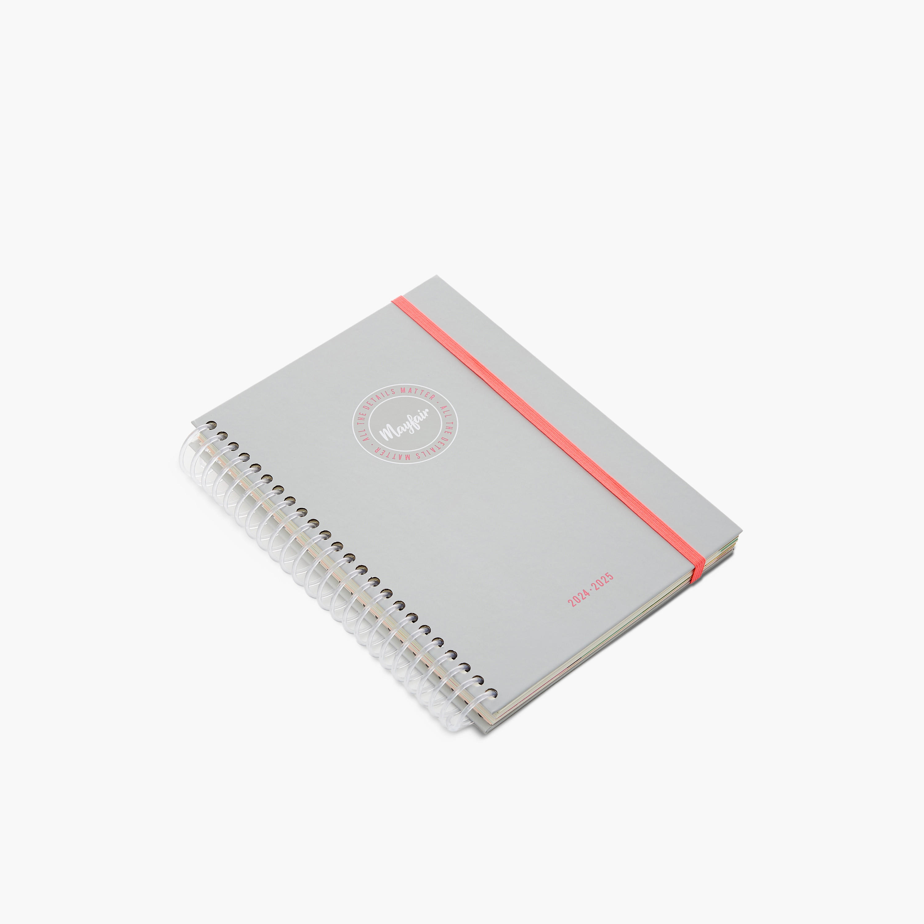 Mayfair Slogan Print Spiral Notebook-school-stationery-notebooks-image-2