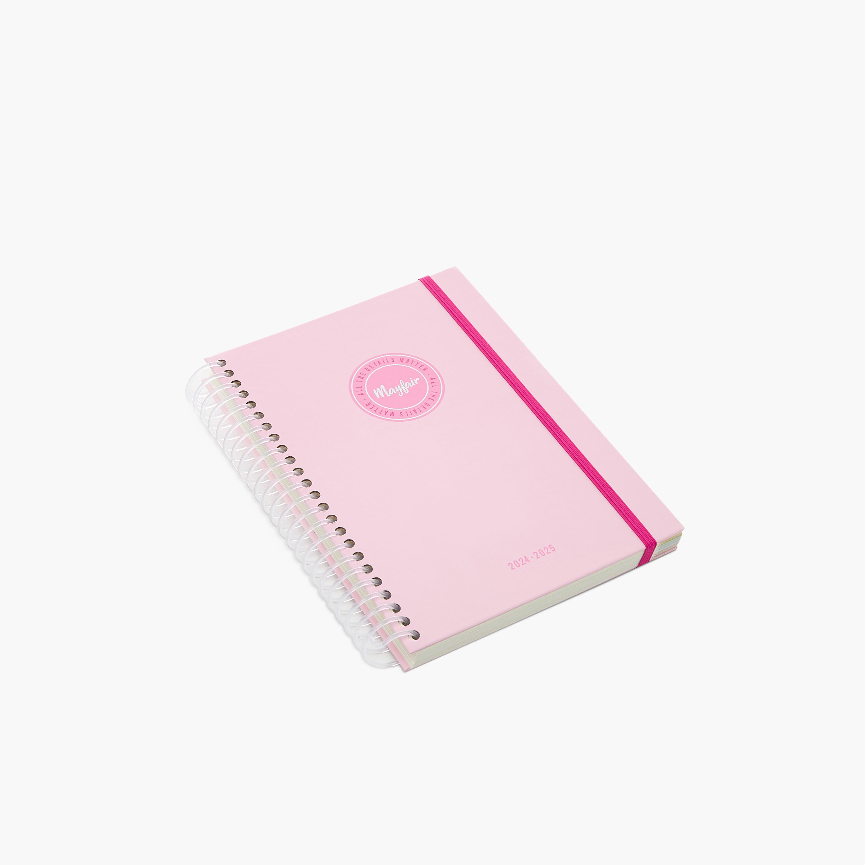 Mayfair Slogan Print Spiral Notebook-school-stationery-notebooks-image-2