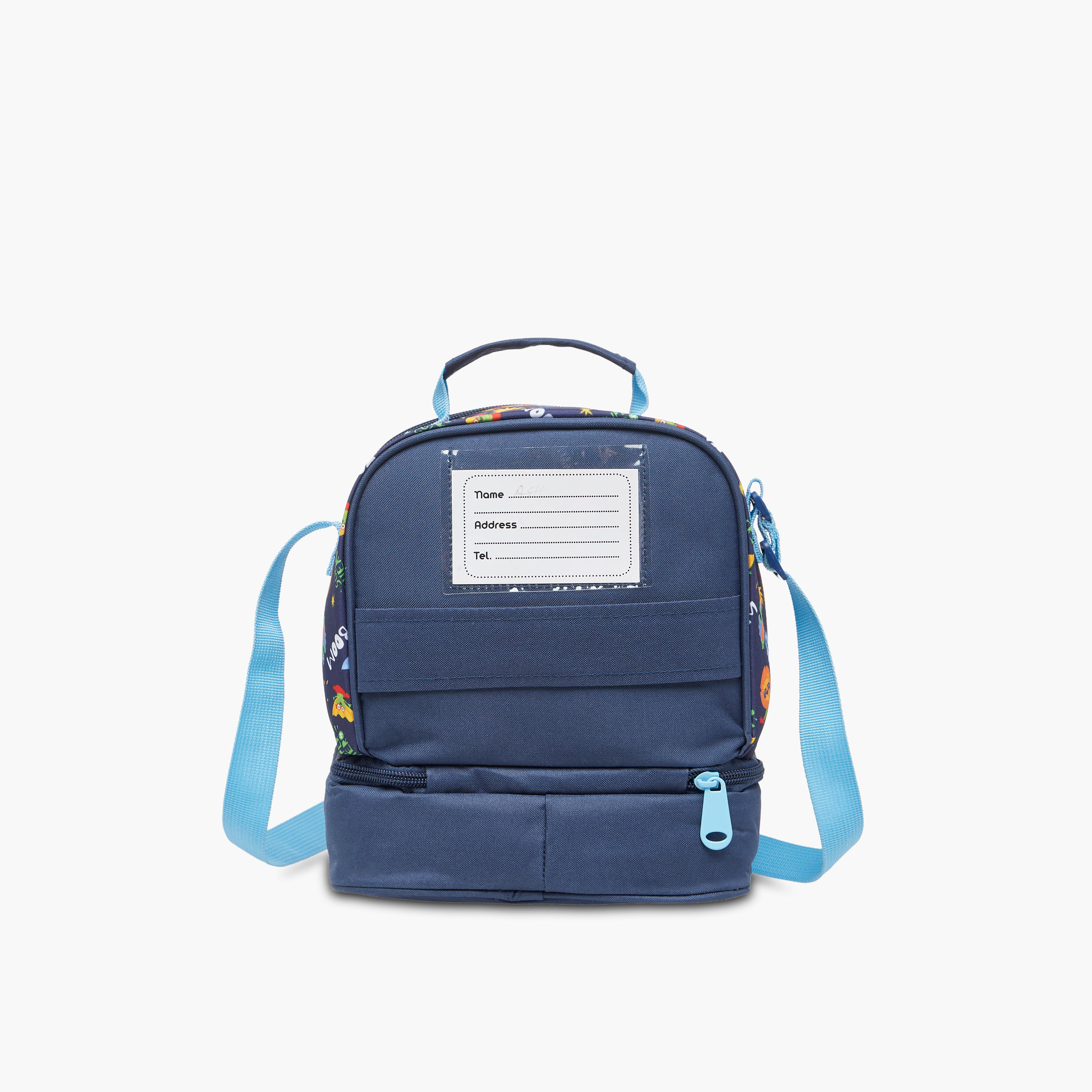 Must Graphic Print Lunch Bag with Adjustable Strap and Top Handle-school-lunchessentials-lunchbags-image-4