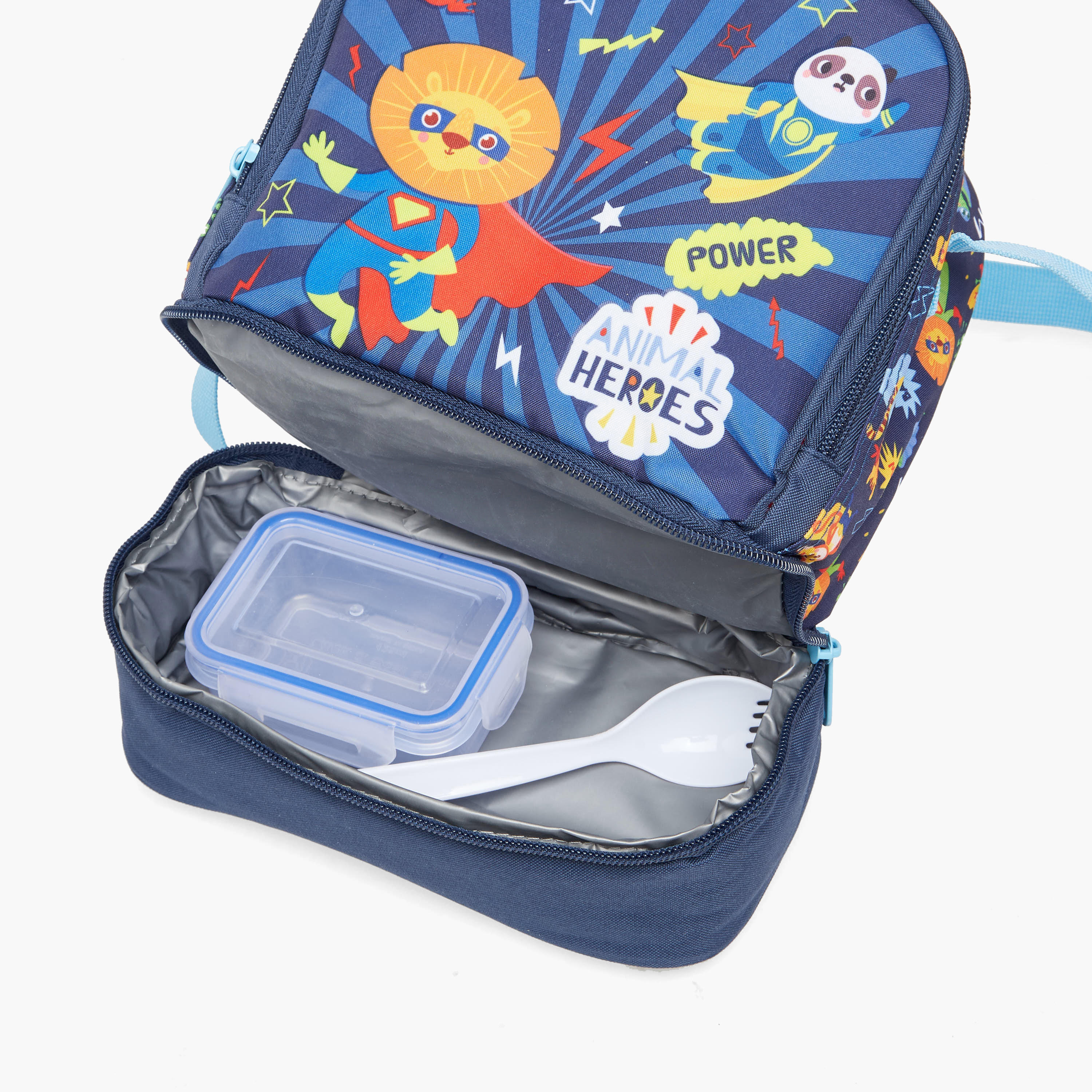 Must Graphic Print Lunch Bag with Adjustable Strap and Top Handle-school-lunchessentials-lunchbags-image-6