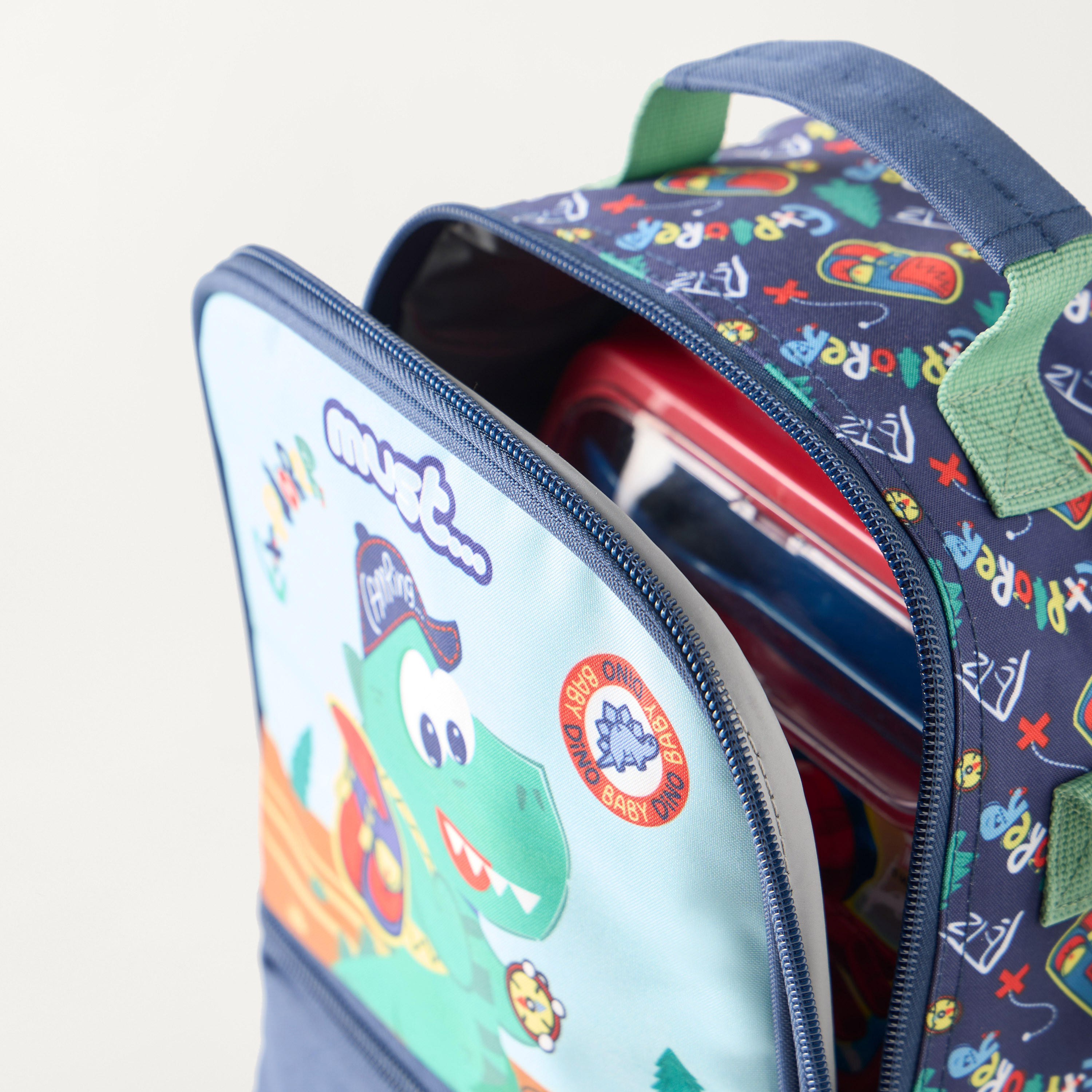 شنطة غداء بطبعات ديناصور وسحاب إغلاق من ماست-school-lunchessentials-lunchbags-image-7