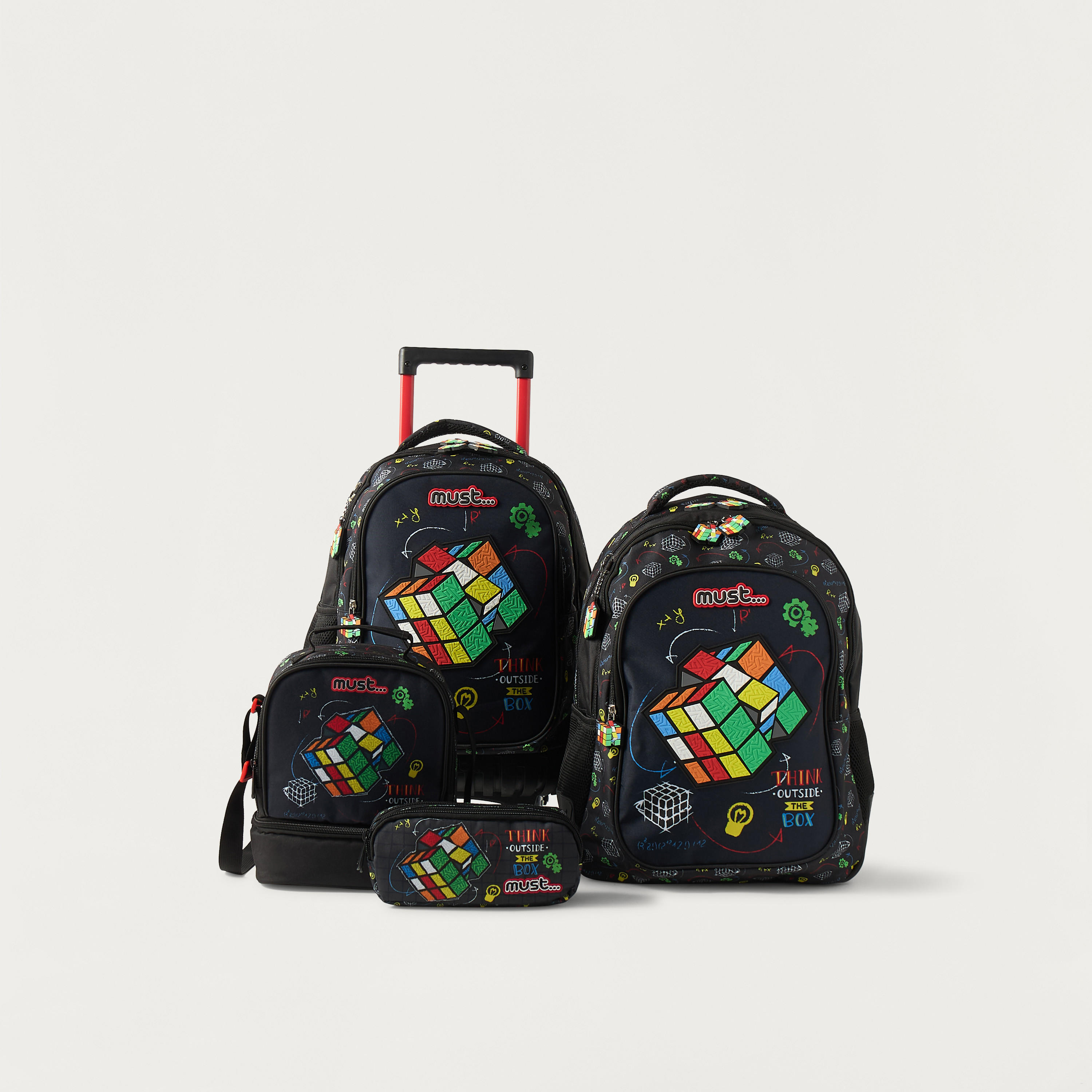 Must Graphic Print Lunch Bag with Adjustable Strap and Zip Closure-school-lunchessentials-lunchbags-image-5