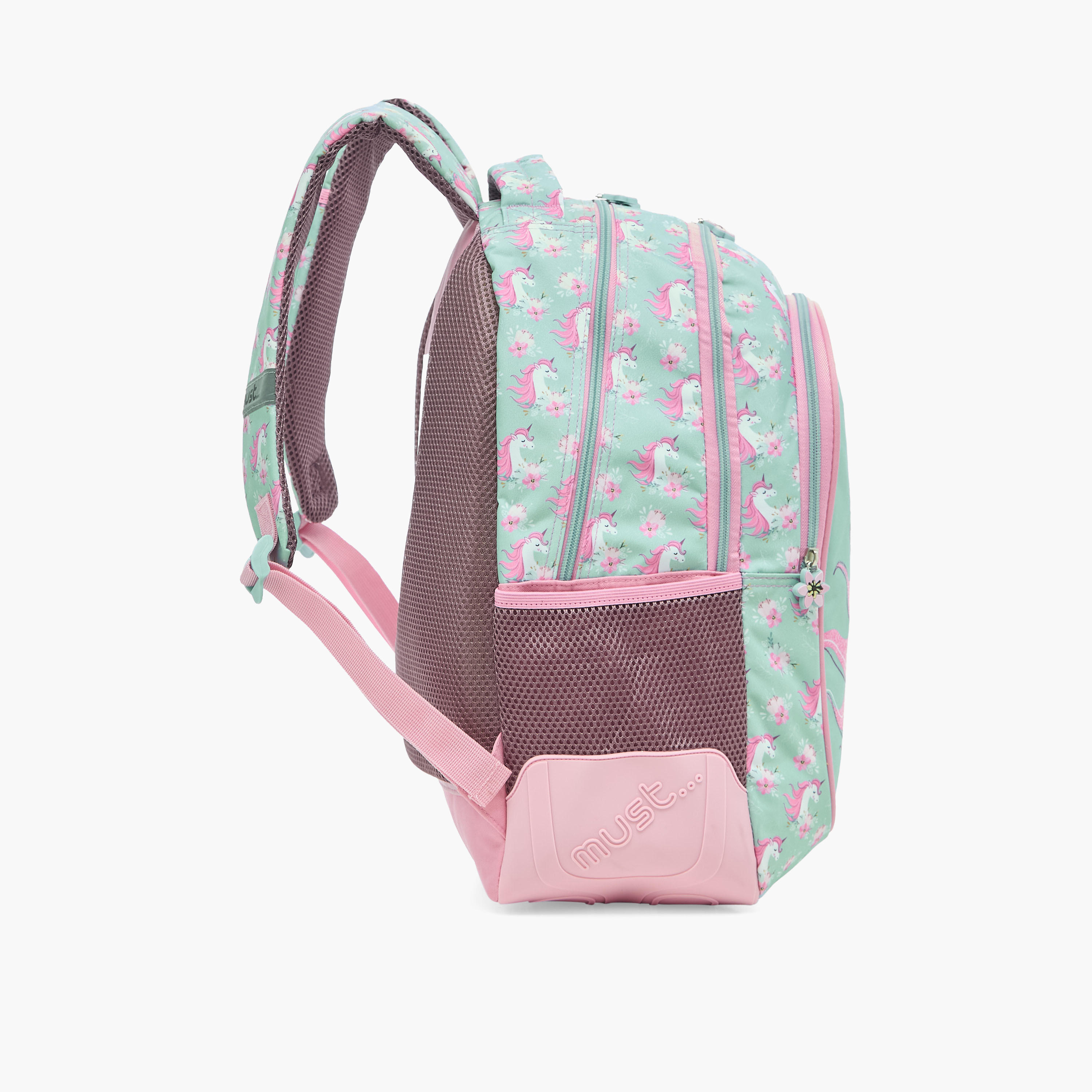شنطة ظهر 16 بوصة بحمالات قابلة للتعديل وسحاب إغلاق وطبعات يونيكورن من ماست-cpkids-backtoschool-schoolbagsandbackpacks-backpacks-image-3