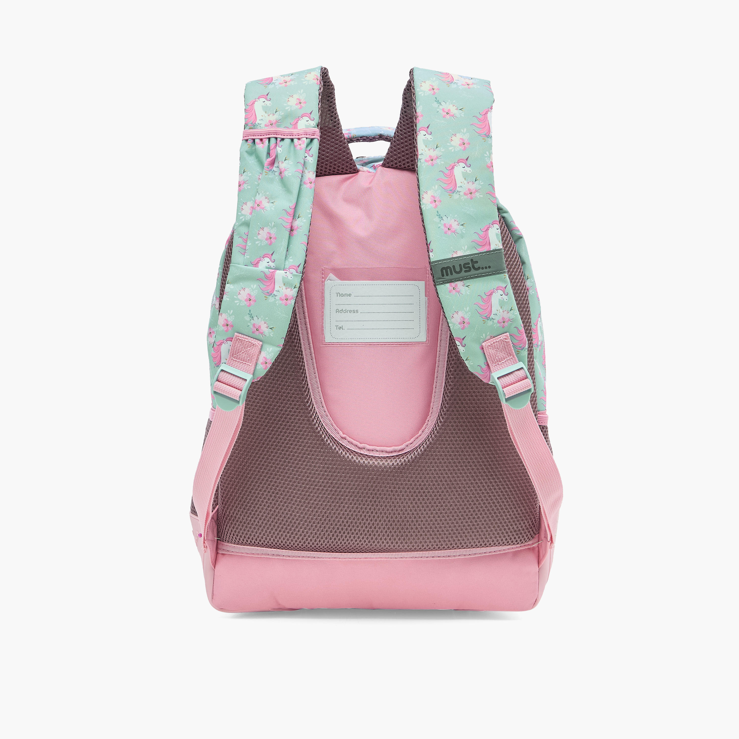 Must Unicorn Print 16 inch Backpack with Zip Closure - 32x18x43 cms-cpkids-backtoschool-schoolbagsandbackpacks-backpacks-image-5