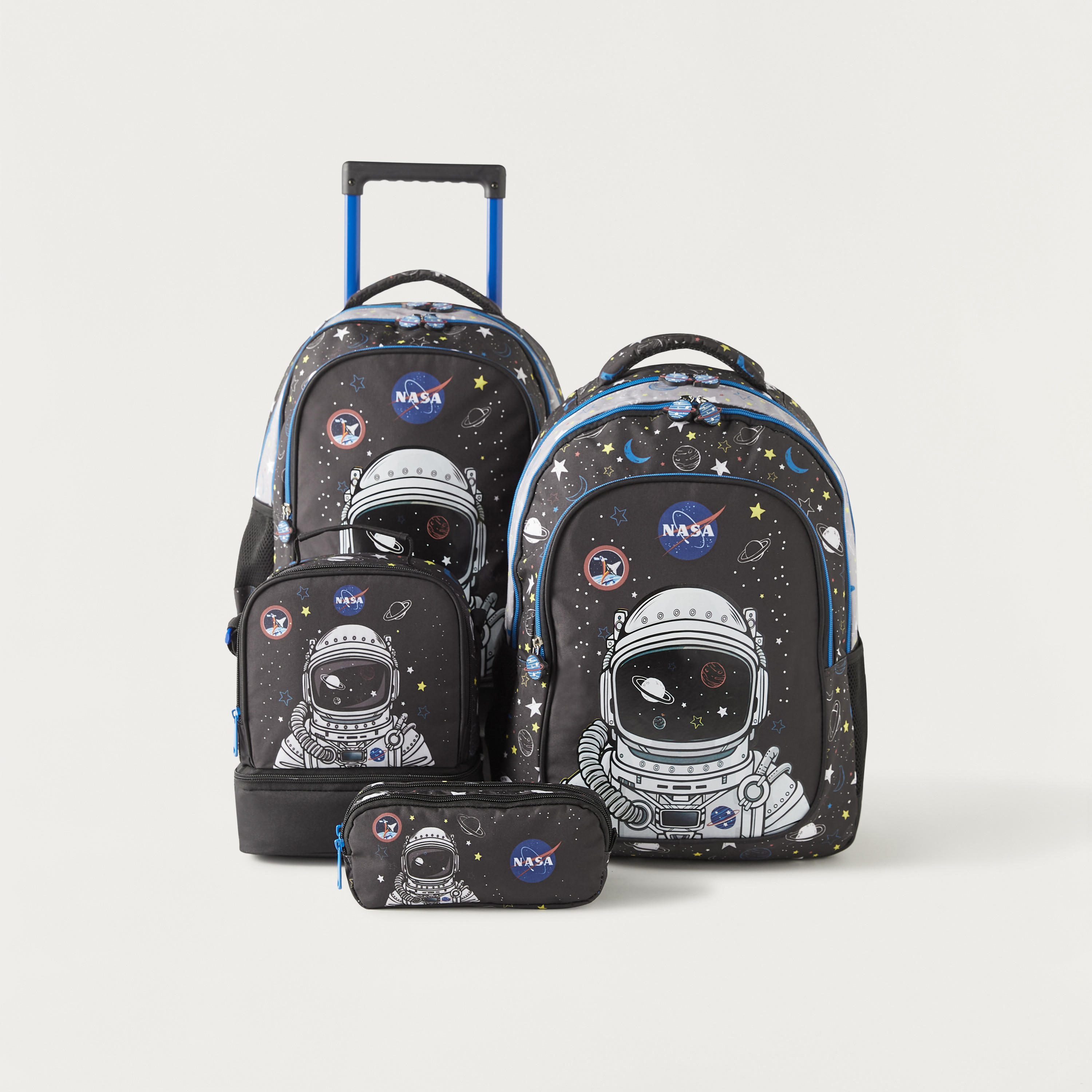 Must Astronaut Print Lunch Bag with Zip Closure-school-lunchessentials-lunchbags-image-6