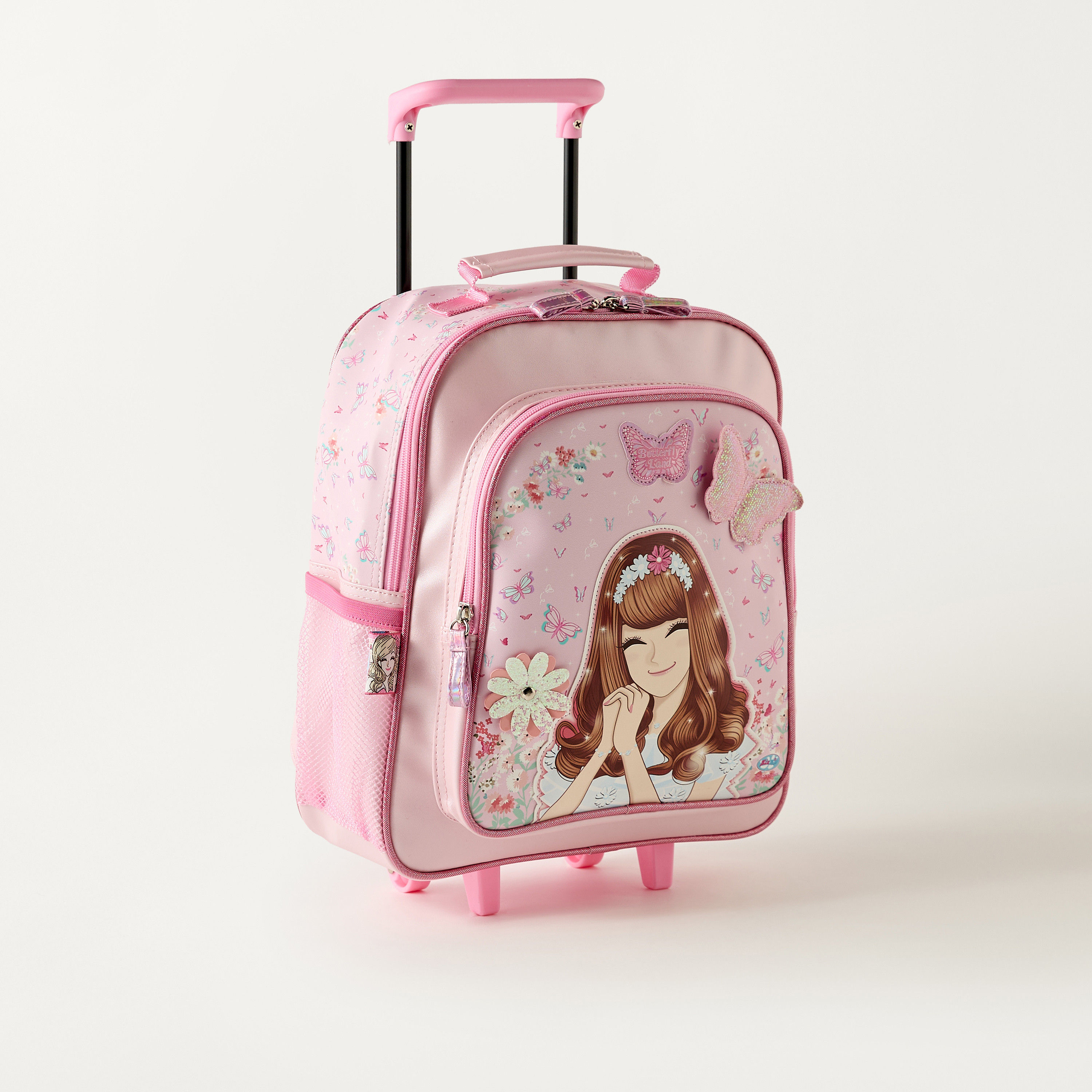 شنطة ترولي 12 بوصة بمقبض قابل للسحب وطبعات من مينمي - 28x11x32 سم-school-bagsandbackpacks-trolleybags-image-2