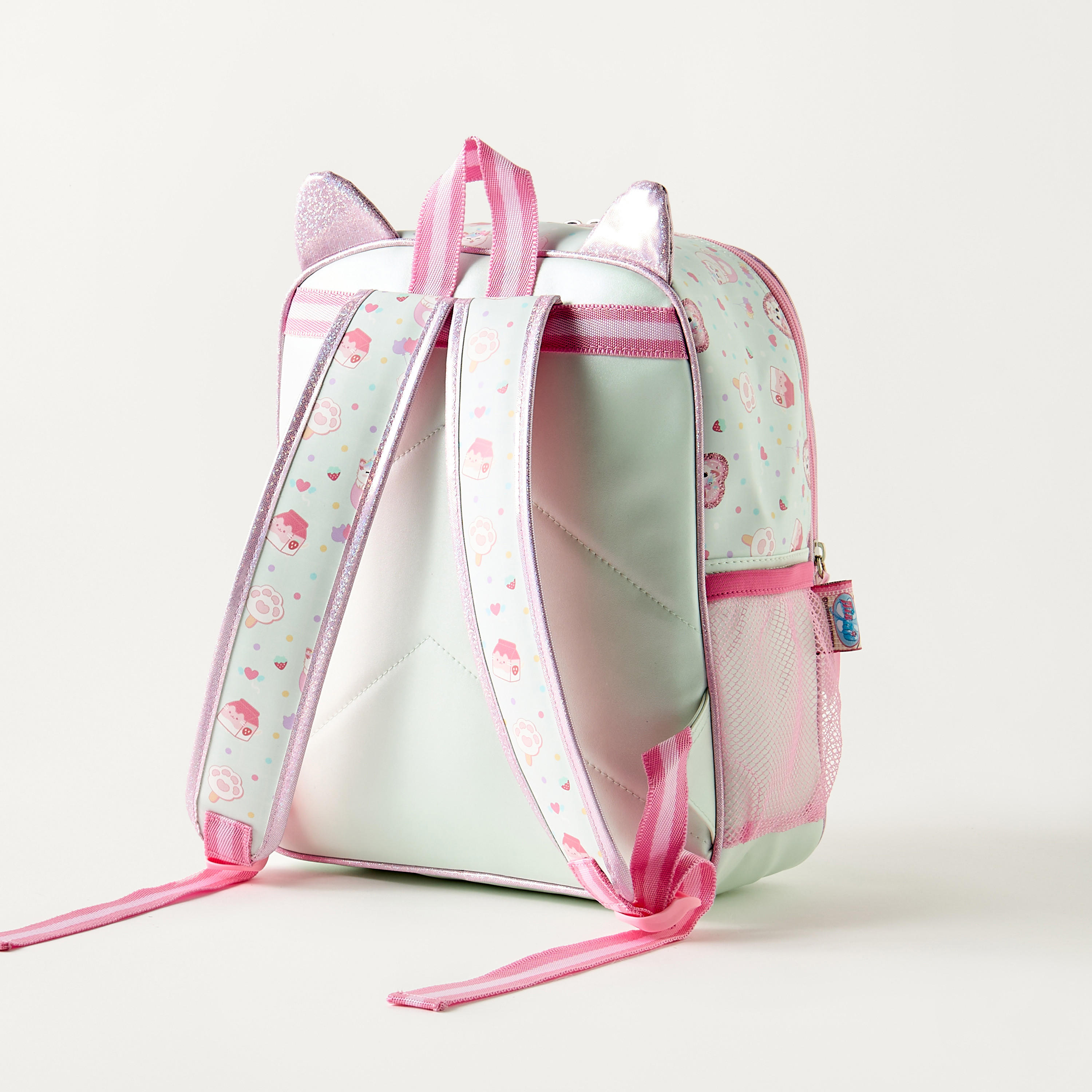 Minmie Caticorn Print 12-inch Backpack with Adjustable Straps - 28x11x32 cms-school-bagsandbackpacks-backpacks-image-5