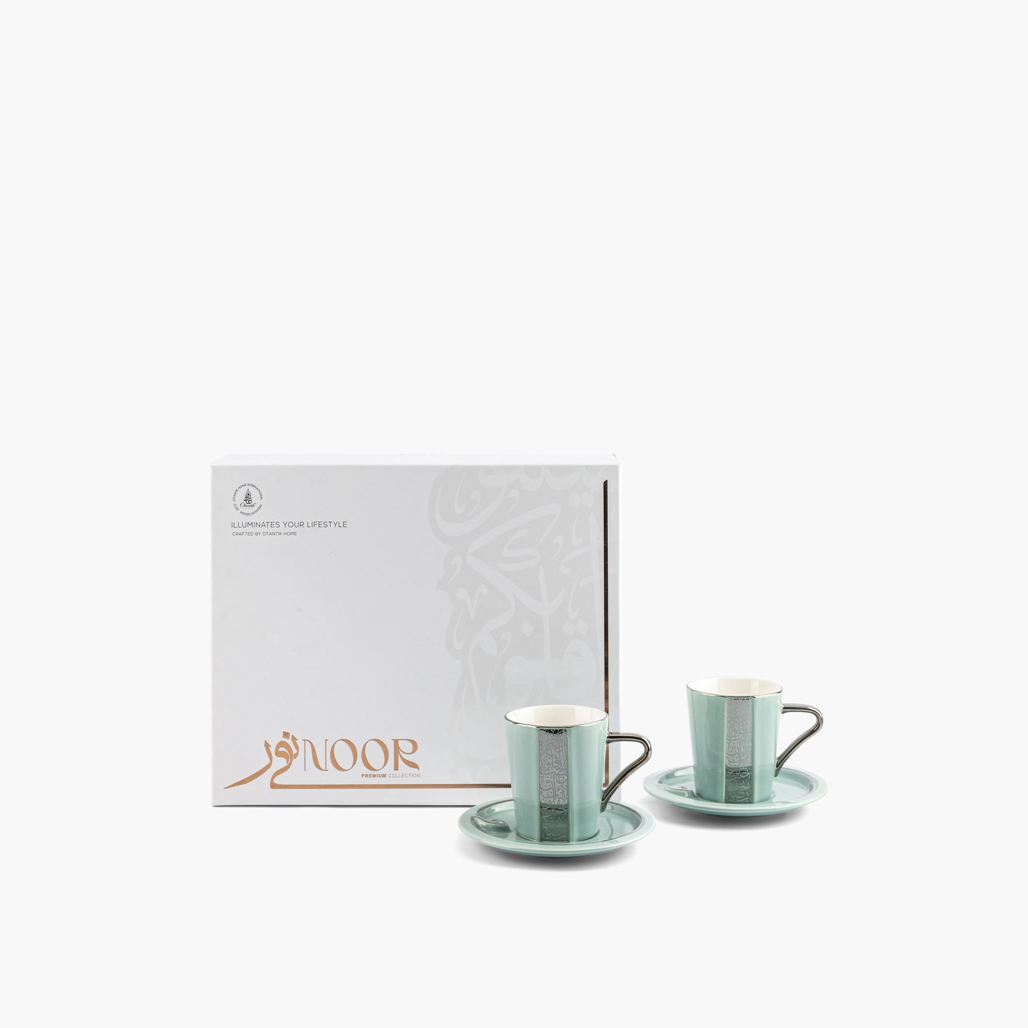 Otantik Nour 12-Piece Porcelain Cup and Saucer Set-household-dining-teaandcoffee-teaandcoffeesets-image-3
