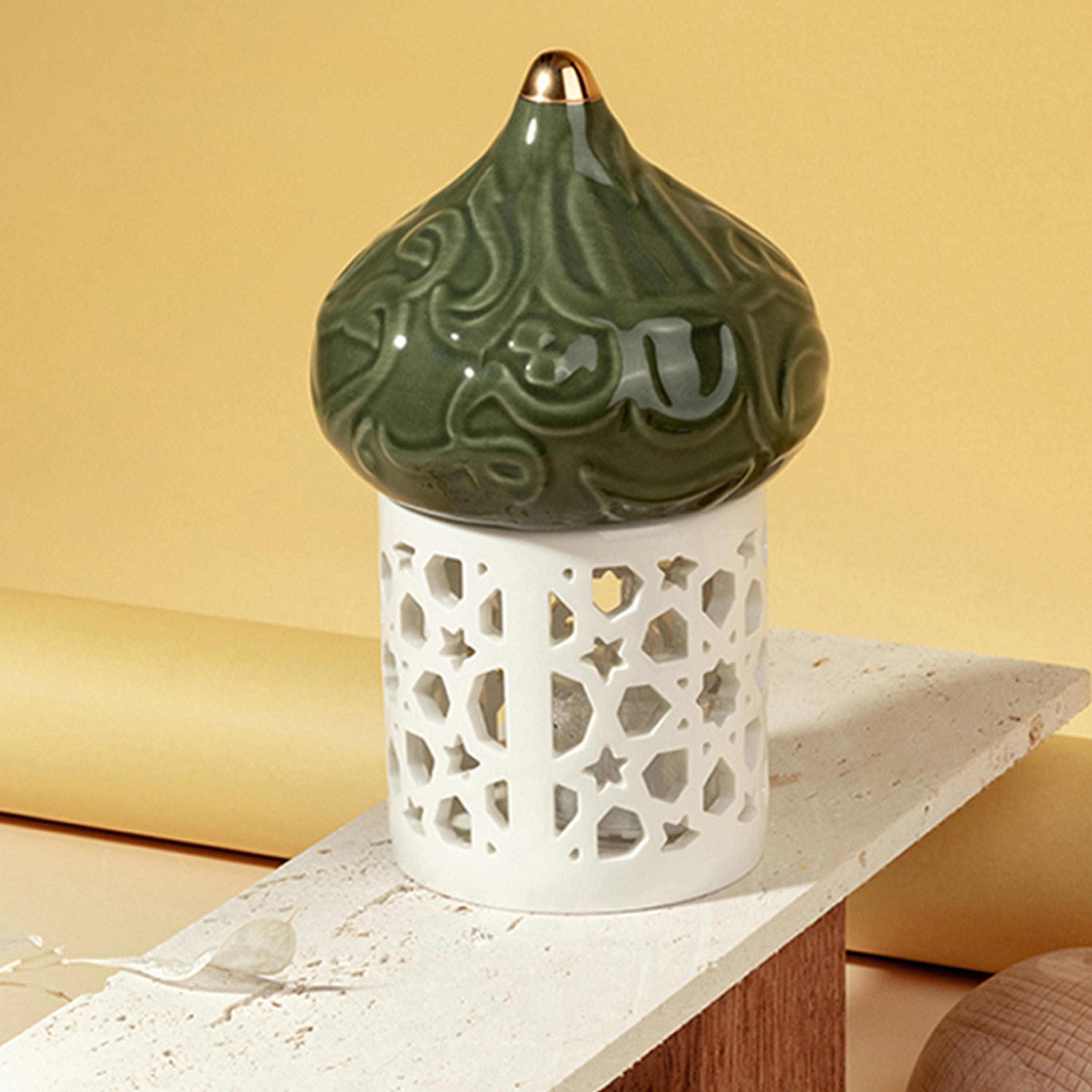 Otantik Diwan Collection Porcelain Tealight Holder - 16 cms-household-decor-candleholdersandlanterns-image-1
