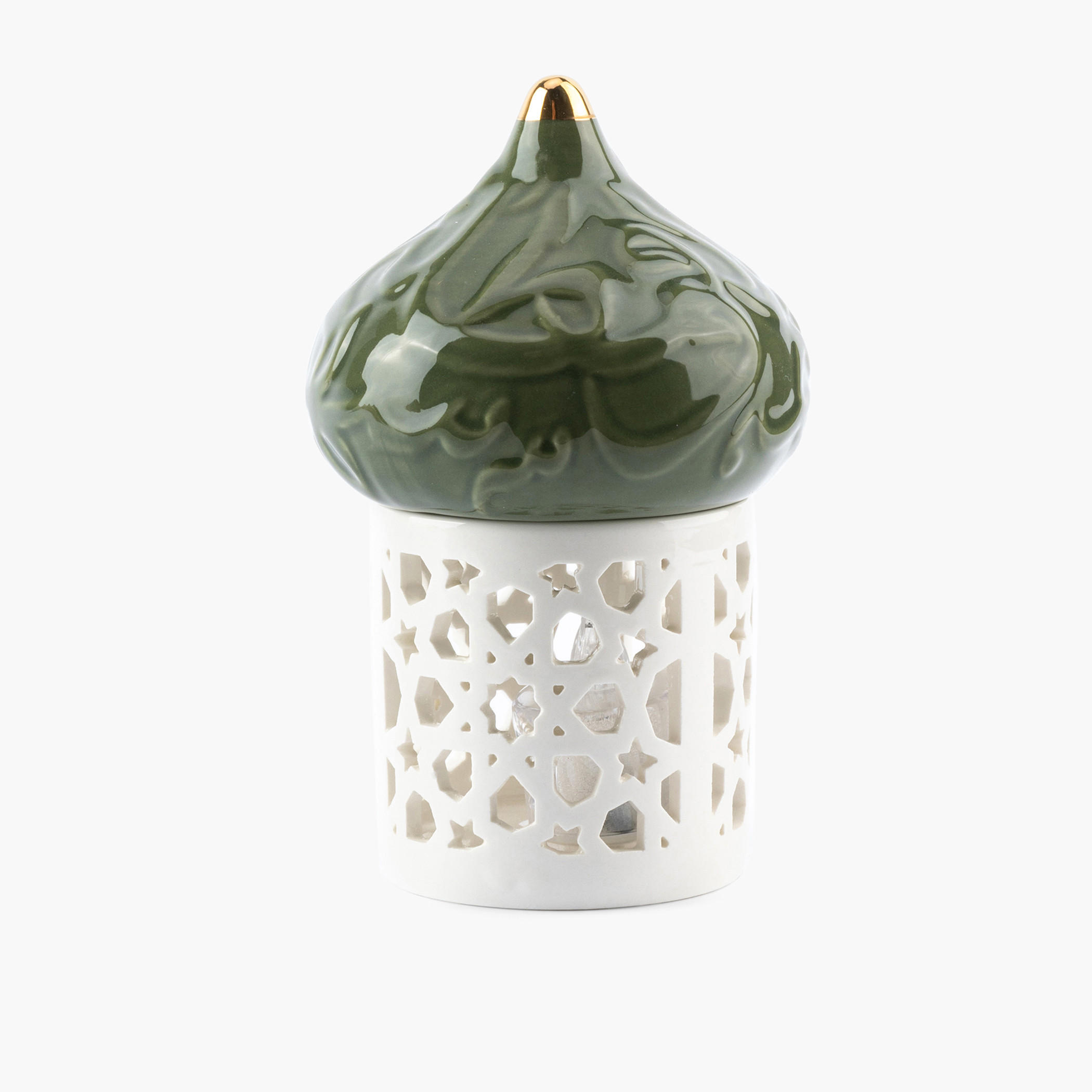 Otantik Diwan Collection Porcelain Tealight Holder - 16 cms-household-decor-candleholdersandlanterns-image-2