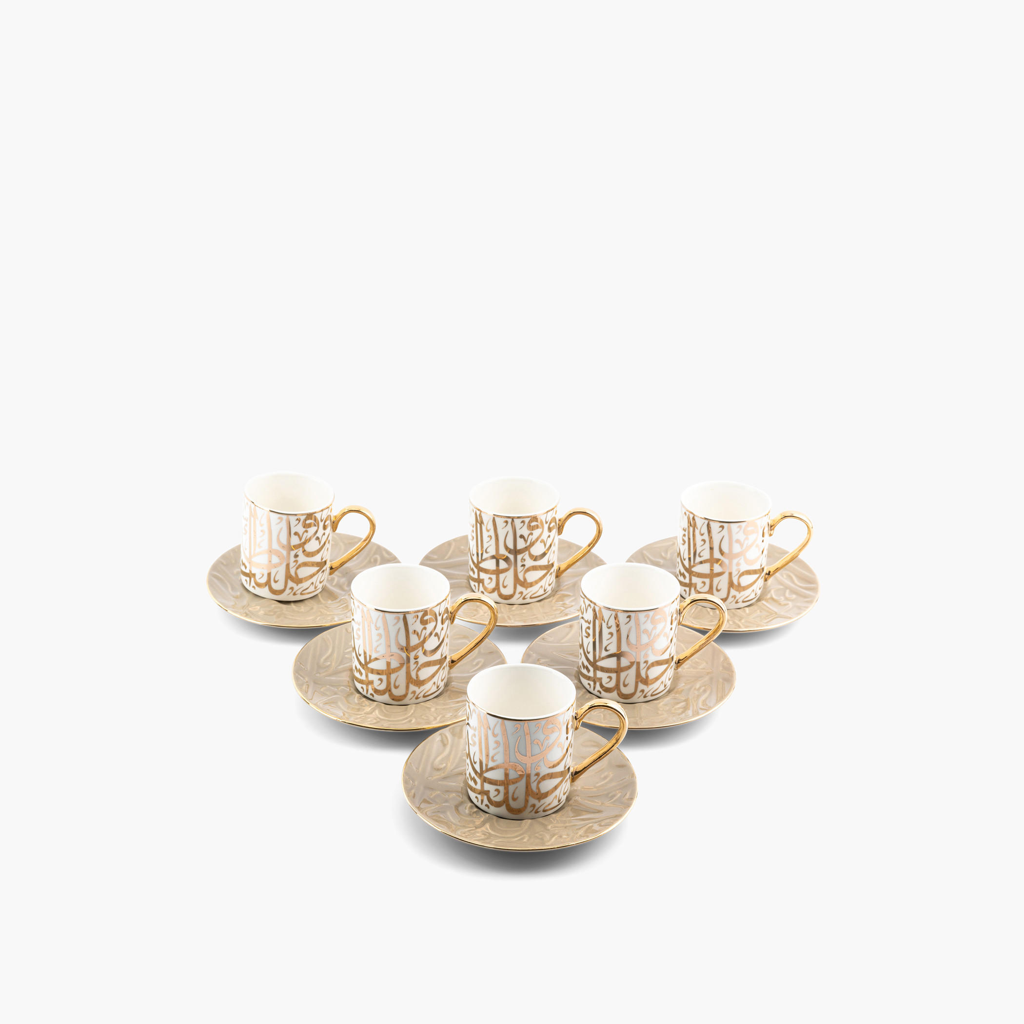 Otantik 12-Piece Porcelain Cup and Saucer Set-household-dining-teaandcoffee-teaandcoffeesets-image-2