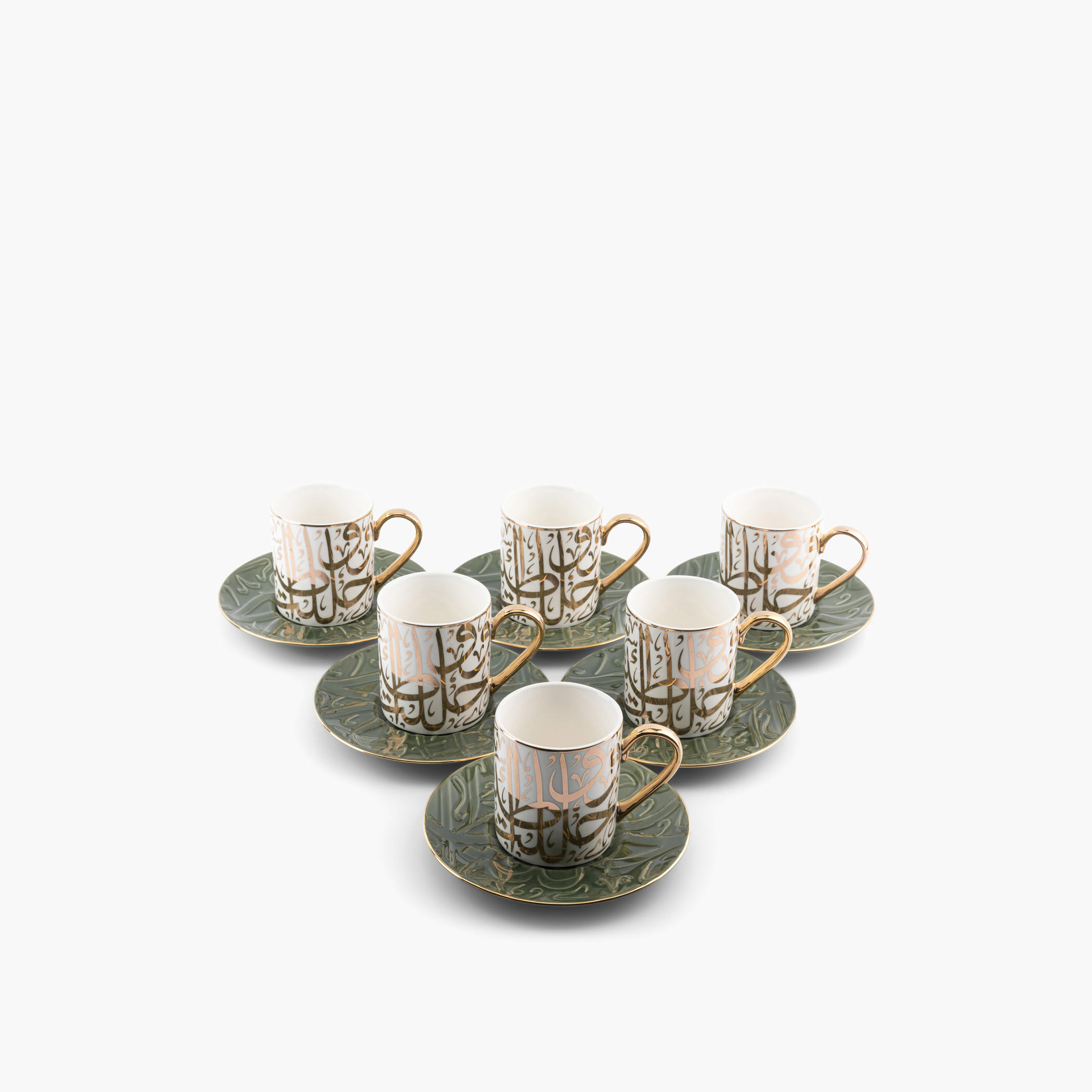 Otantik 12-Piece Printed Porcelain Cup and Saucer Set-household-dining-teaandcoffee-teaandcoffeesets-image-2