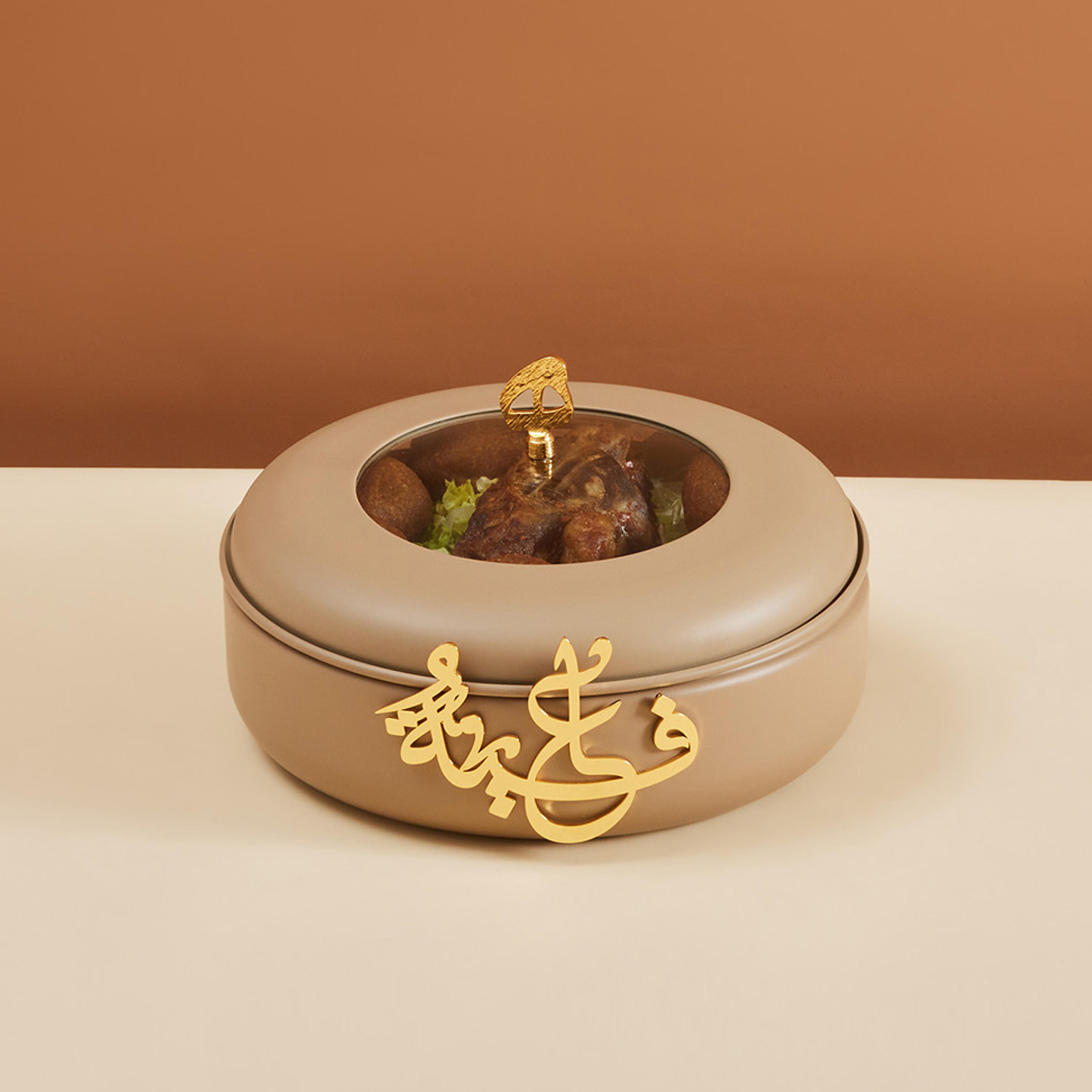 Otantik Textured Food Warmer with Lid-household-dining-serveware-foodwarmersandcasseroles-image-1