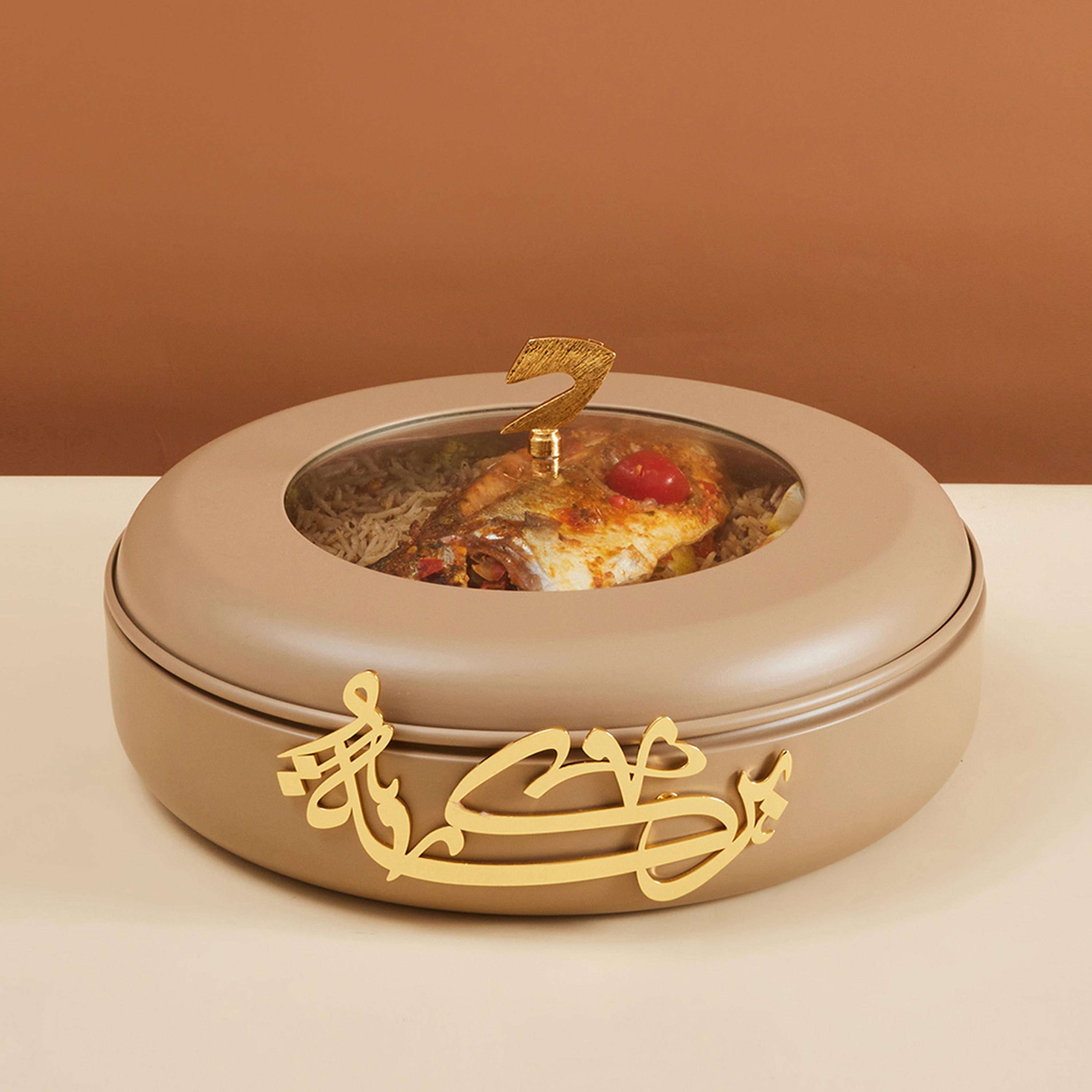 Otantik Diwan Collection Food Warmer - 29 cms-household-dining-serveware-foodwarmersandcasseroles-image-1