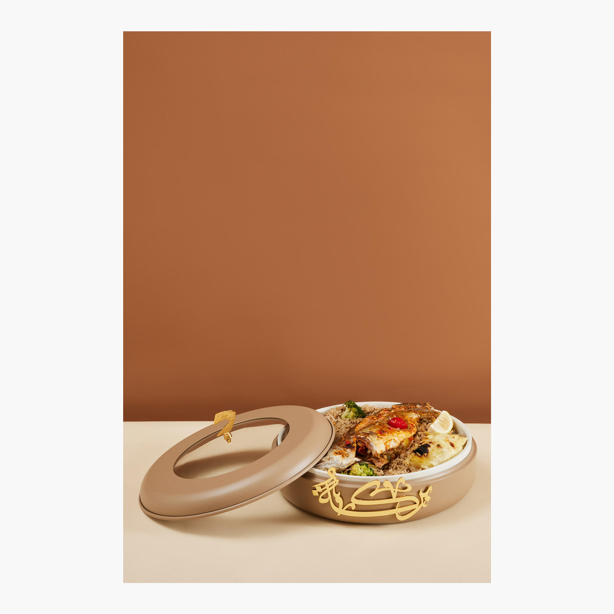 Otantik Diwan Collection Food Warmer - 29 cms-household-dining-serveware-foodwarmersandcasseroles-image-2
