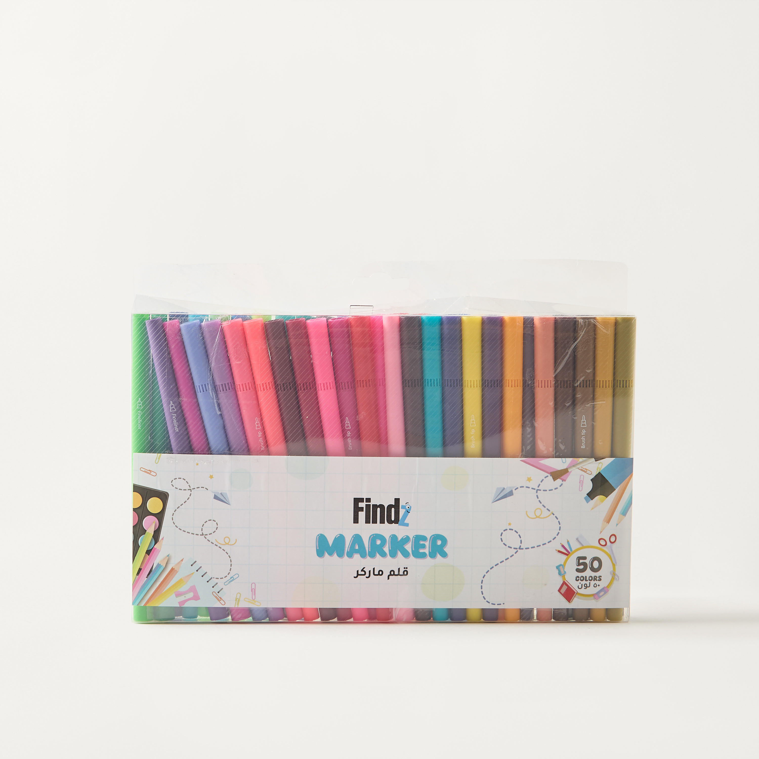 Findz 50-Piece Colour Maker Pen Set-school-stationery-accessories-image-1