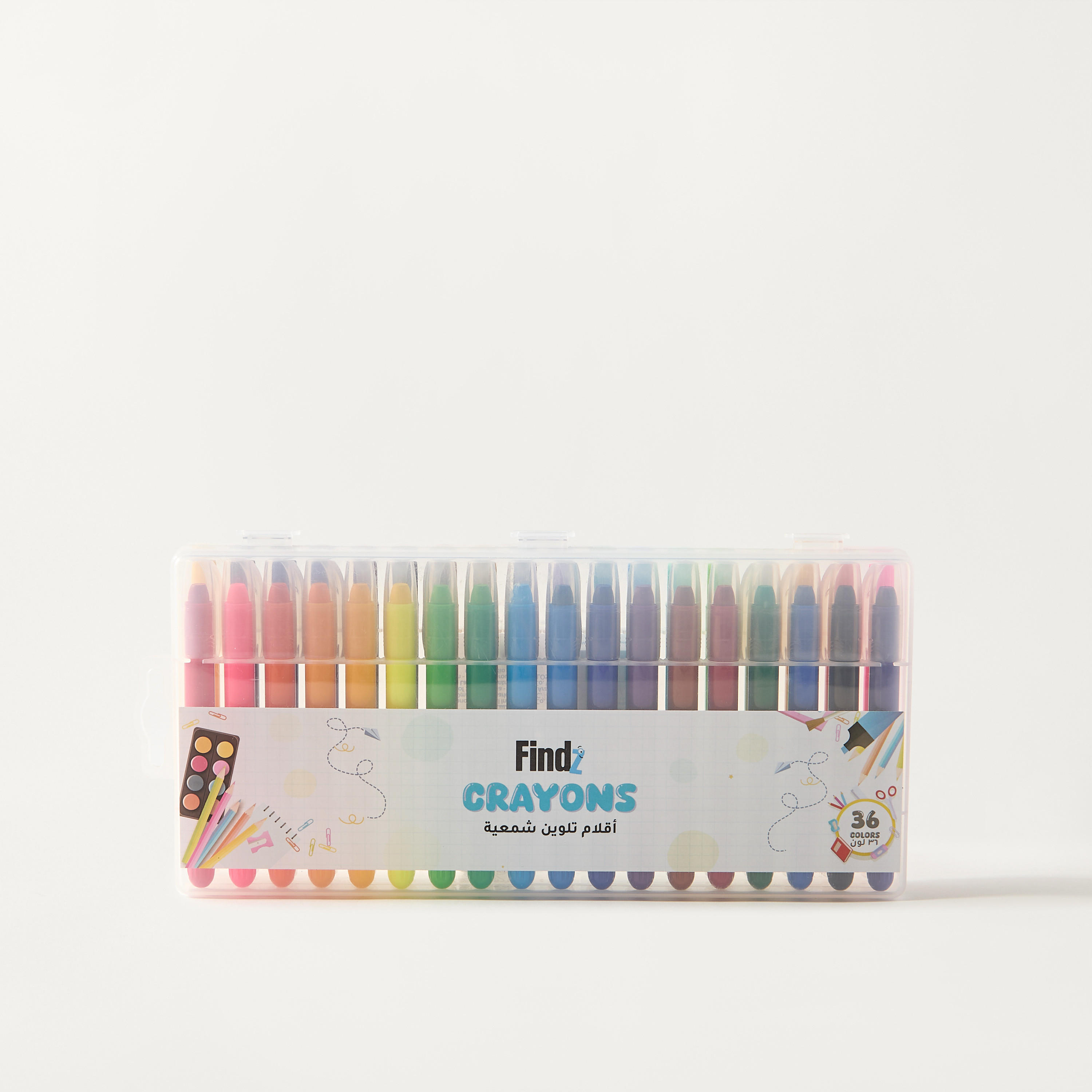 مجموعة أقلام تلوين 36 قطعة من فايندز-school-stationery-pensandpencils-image-1