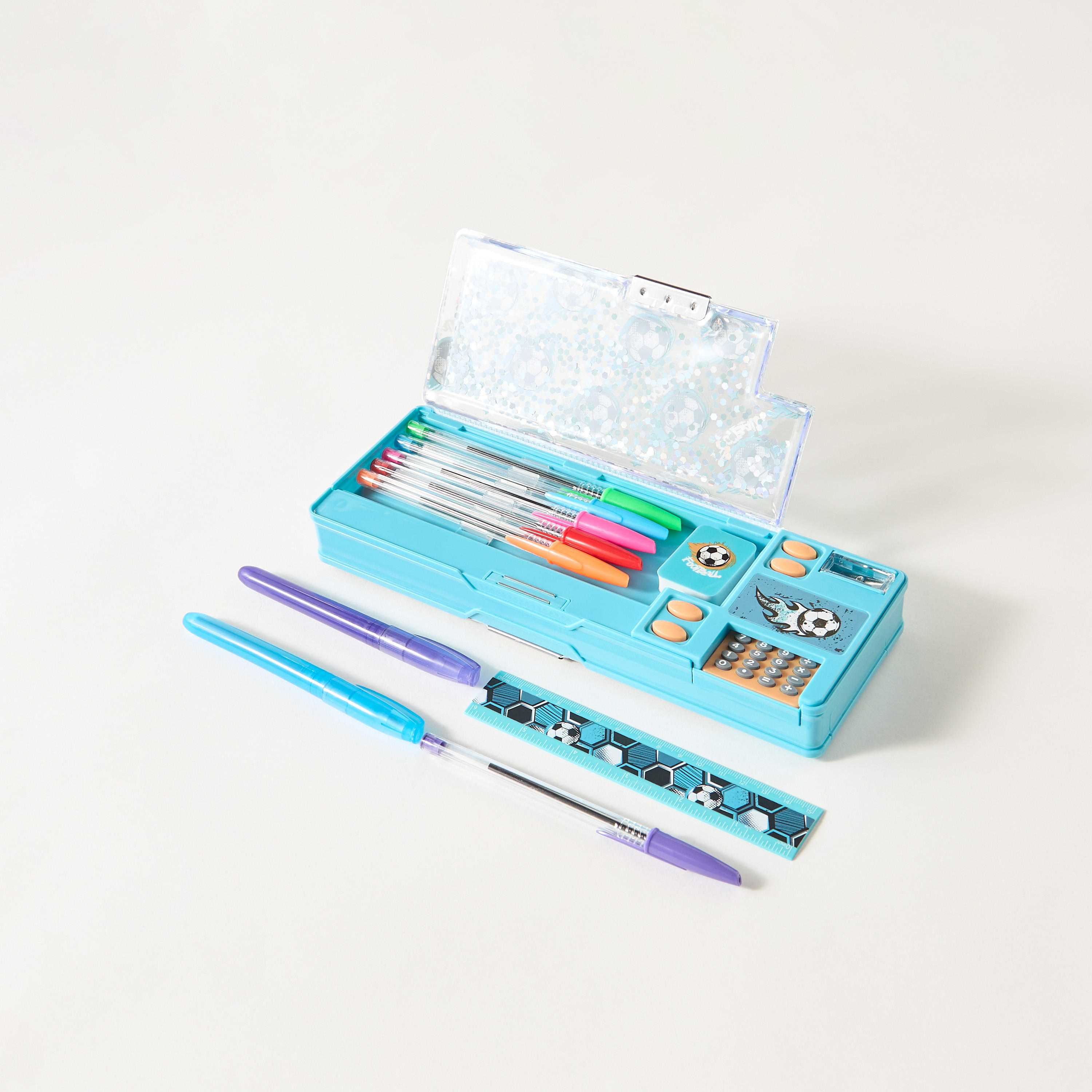 Findz Football Print Stationery Set-school-stationery-sets-image-2