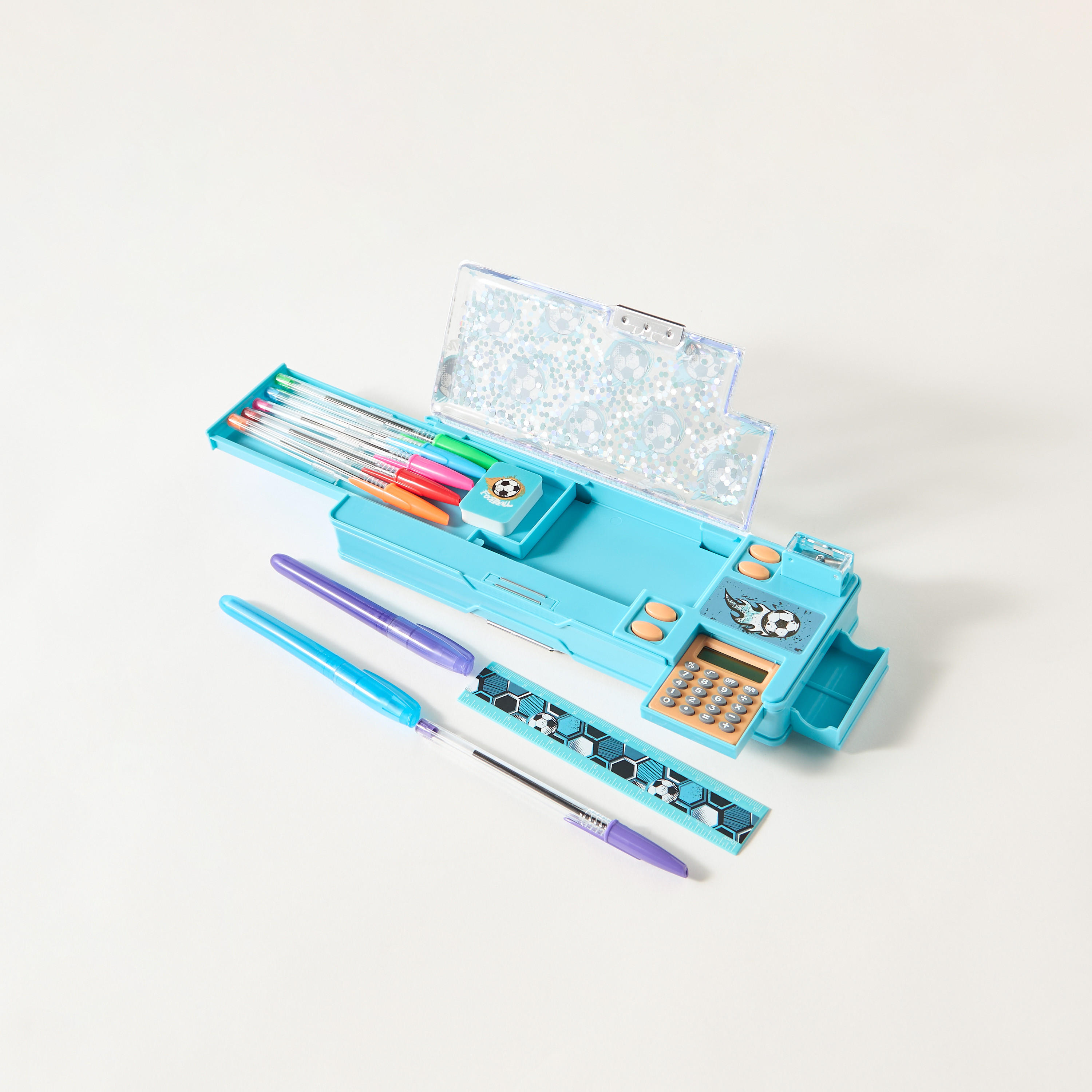 Findz Football Print Stationery Set-school-stationery-sets-image-3