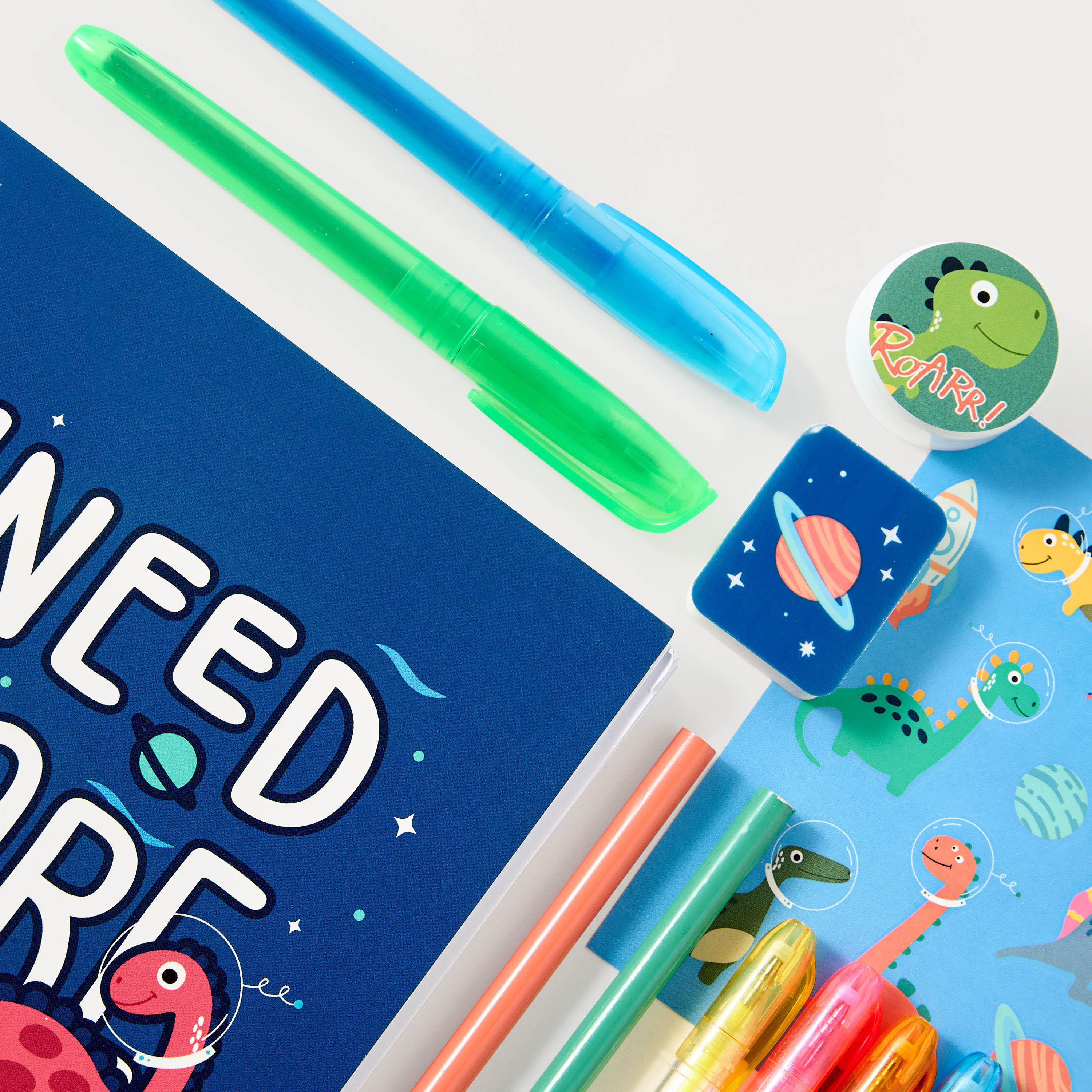 Findz Dinosaur Print Stationery Set-school-stationery-sets-image-4