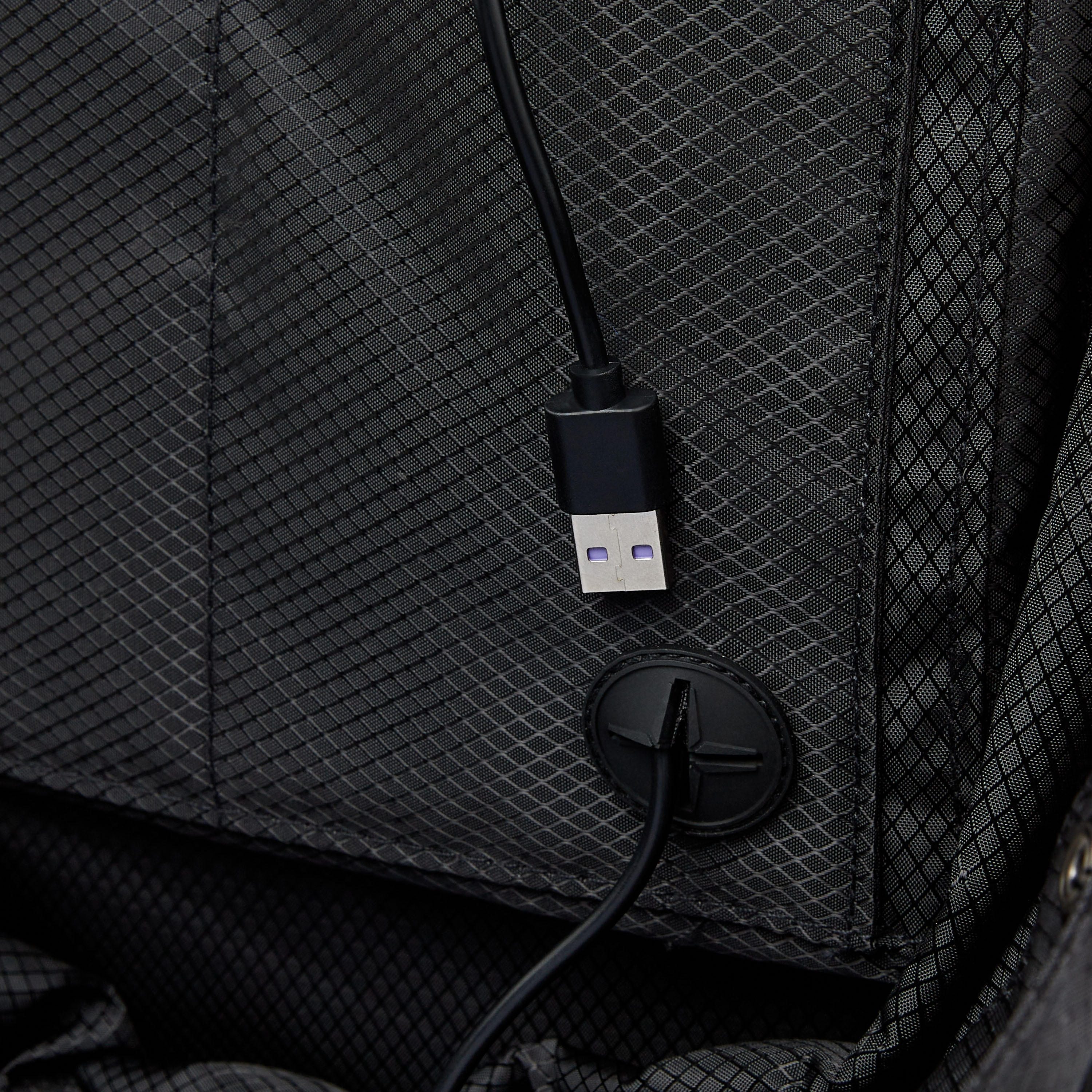 LED Backpack with Adjustable Straps and Zip Closure - 32.7x18x42 cms-men-bags-image-12