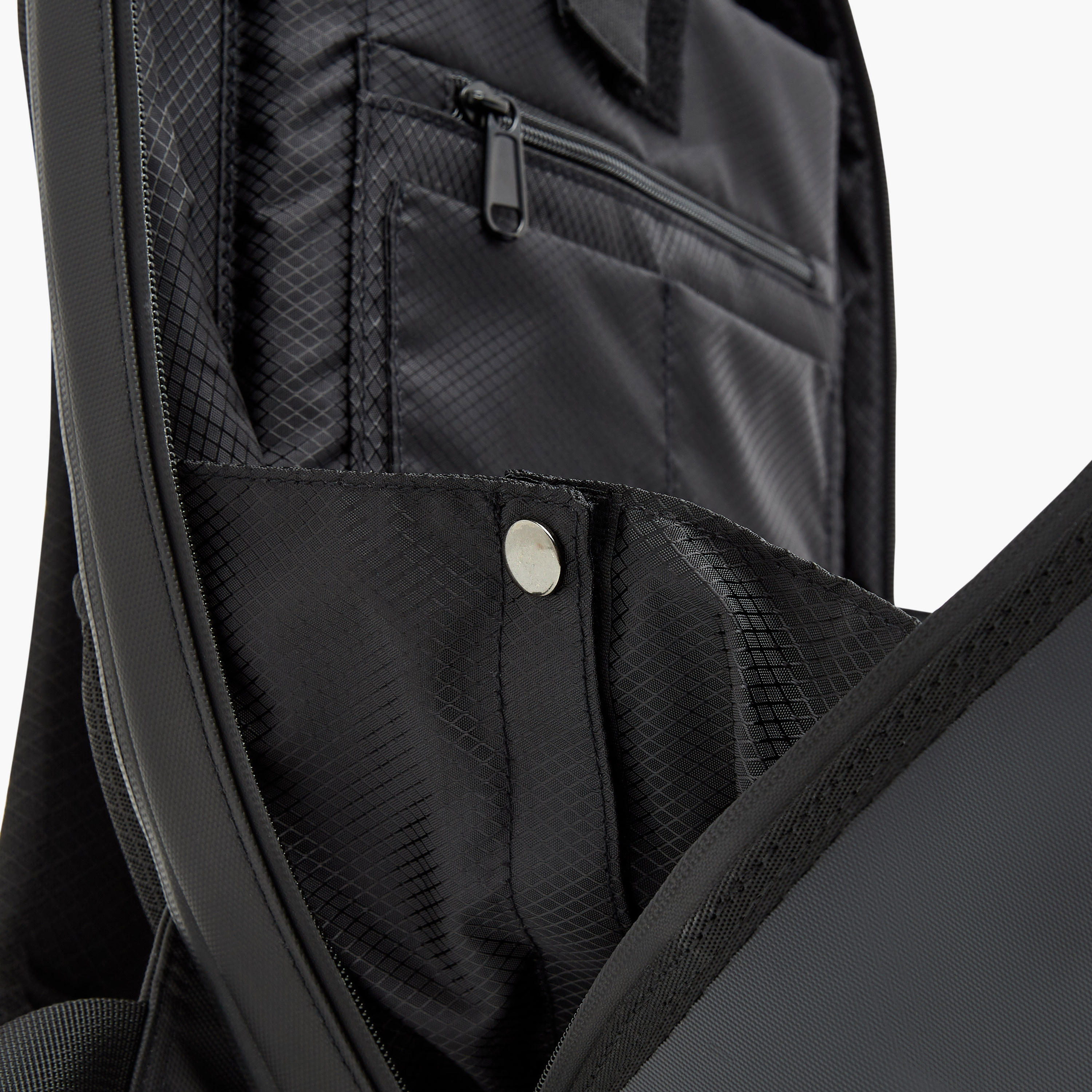 LED Backpack with Adjustable Straps and Zip Closure - 32.7x18x42 cms-men-bags-image-14