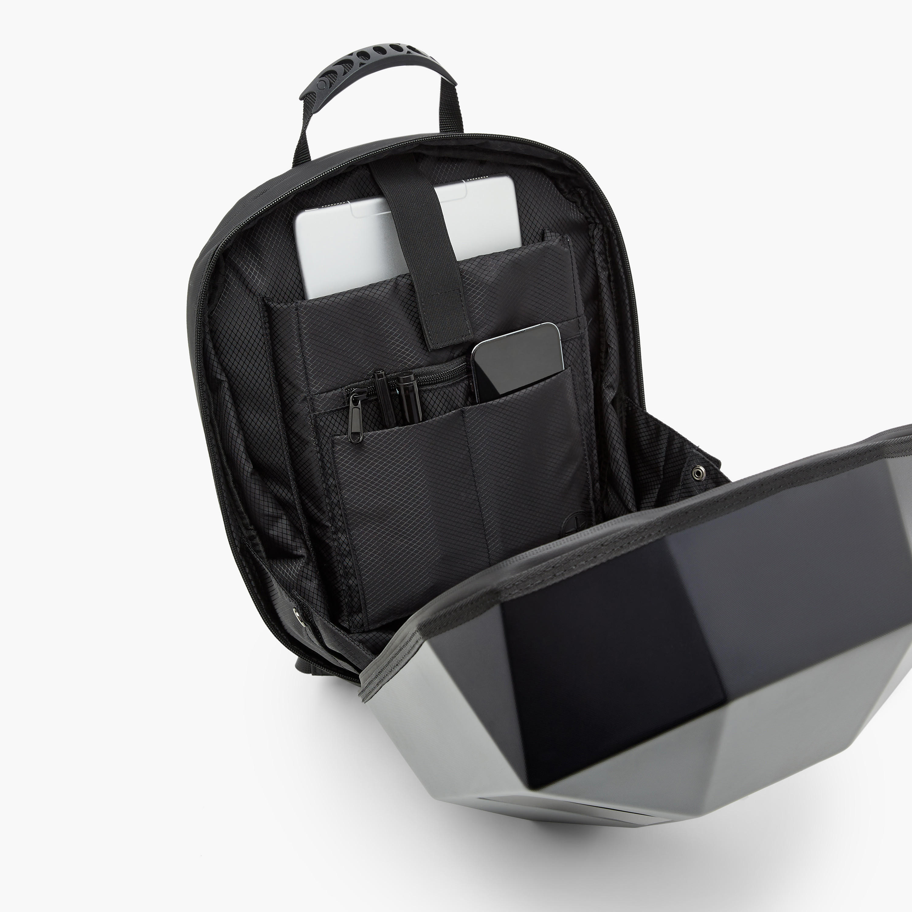 LED Backpack with Adjustable Straps and Zip Closure - 32.7x18x42 cms-men-bags-image-15