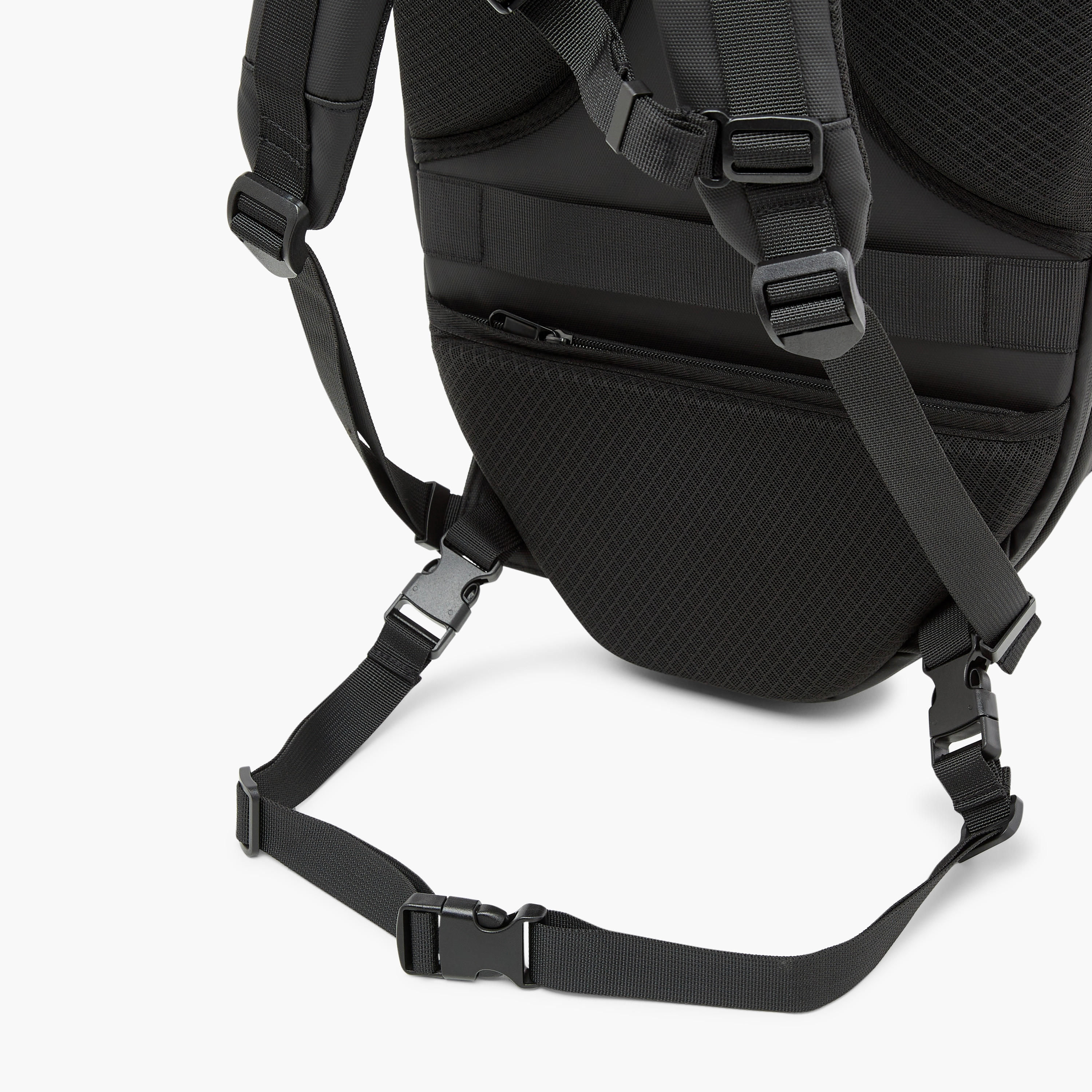 LED Backpack with Adjustable Straps and Zip Closure - 32.7x18x42 cms-men-bags-image-10