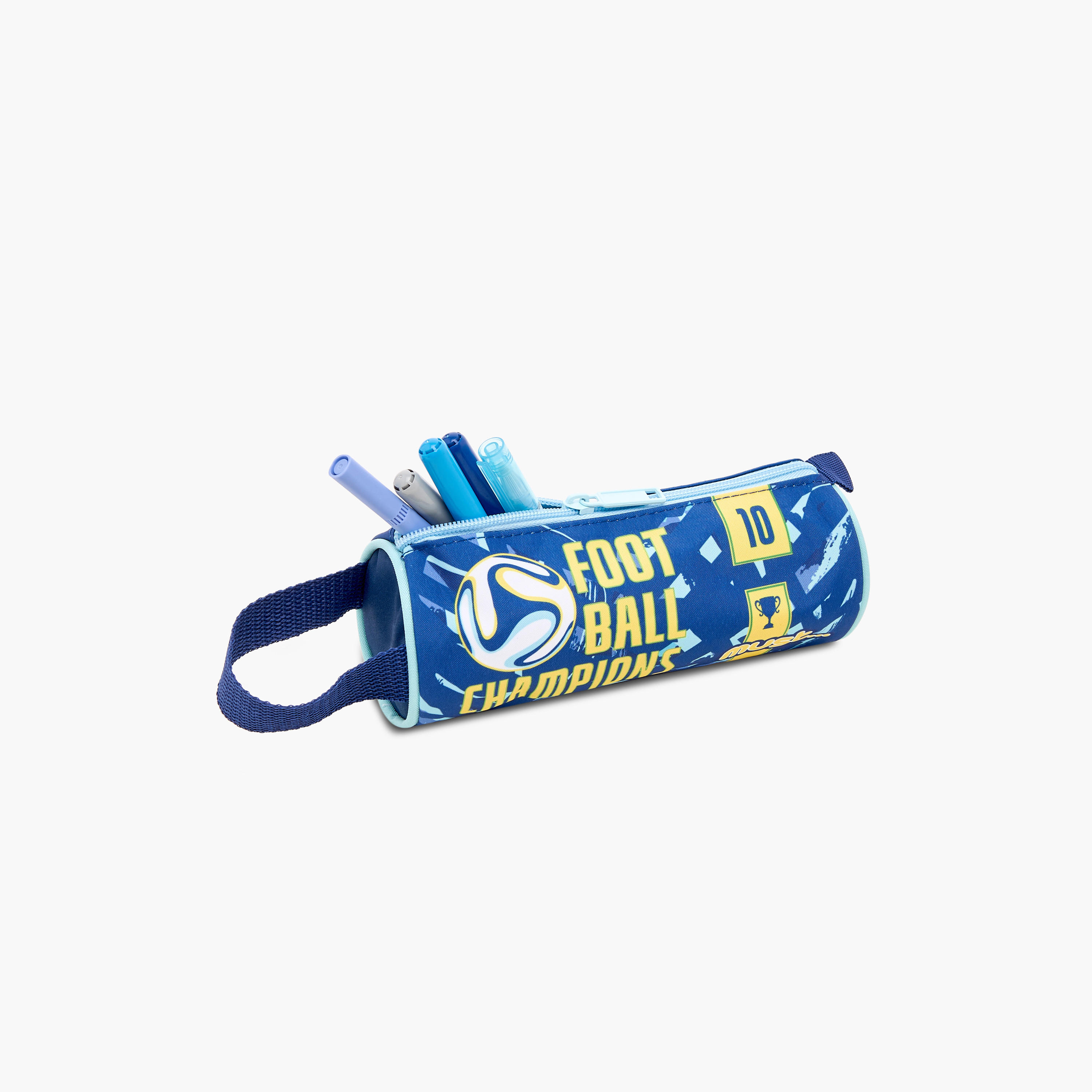 Must 5-Piece Football Print 16-inch Trolley Backpack Set - 43x30x13 cms-school-bagsandbackpacks-sets-image-18