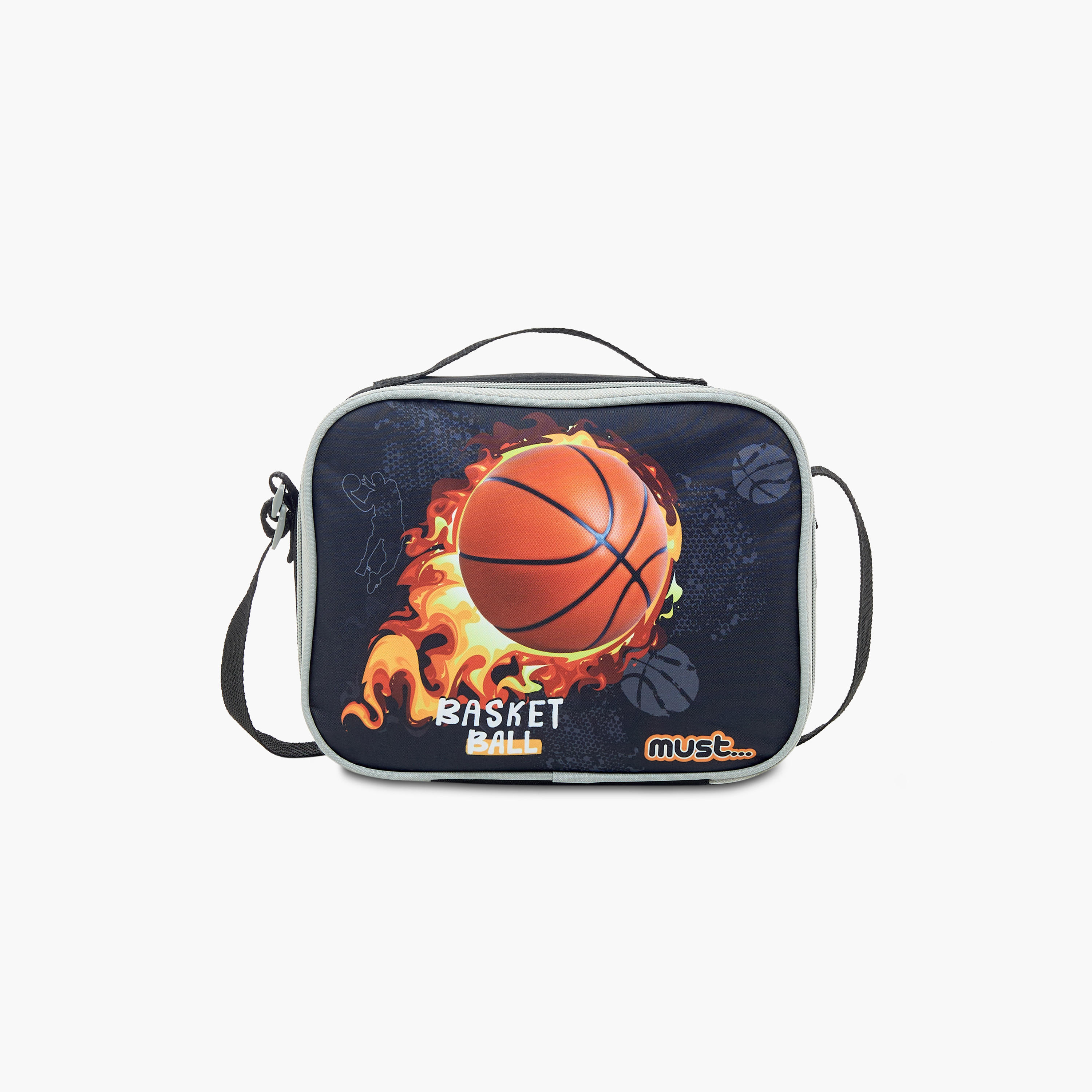 Must 5-Piece Basketball Print 16-inch Trolley Backpack Set - 43x30x13 cms-school-bagsandbackpacks-sets-image-11