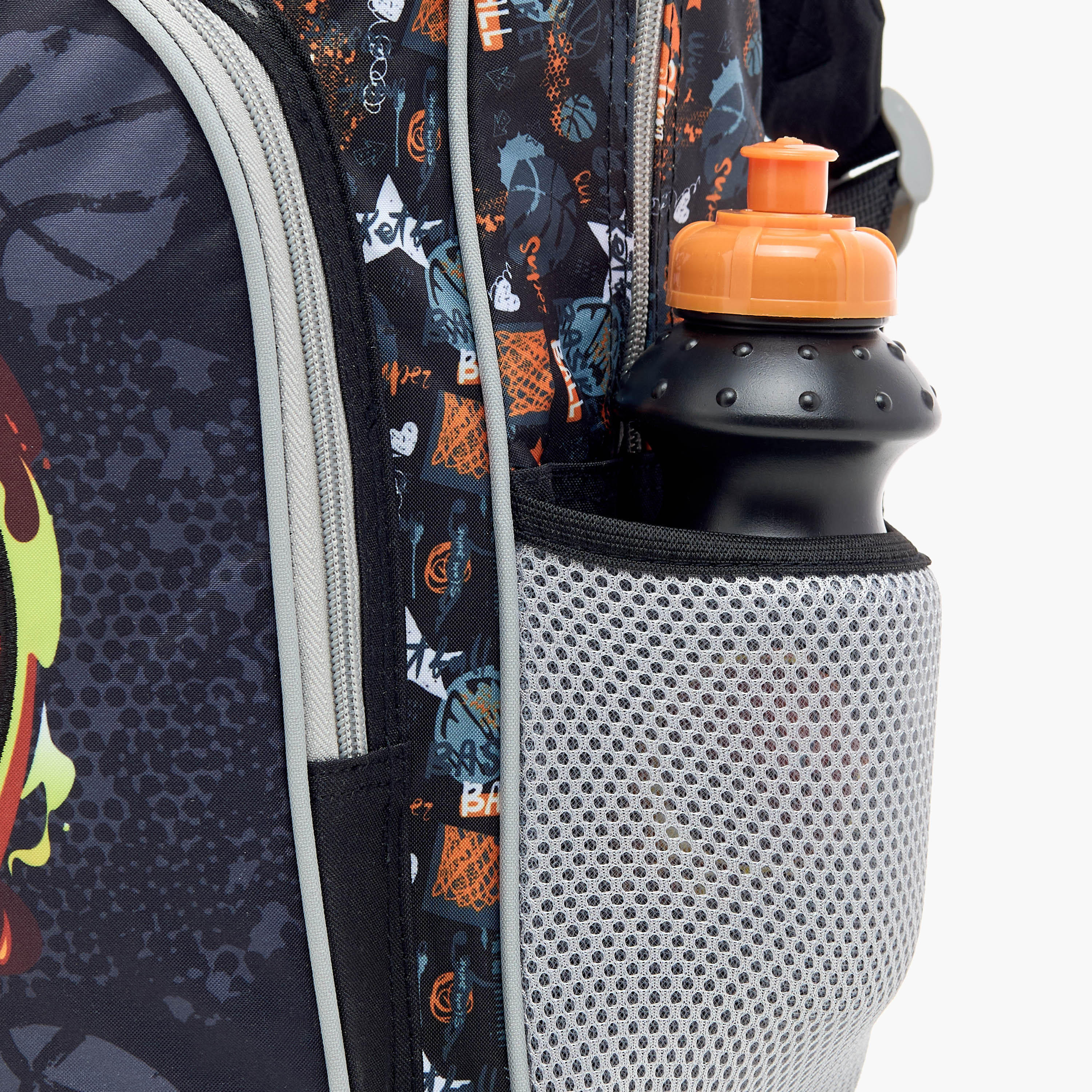 Must 5-Piece Basketball Print 16-inch Trolley Backpack Set - 43x30x13 cms-school-bagsandbackpacks-sets-image-8