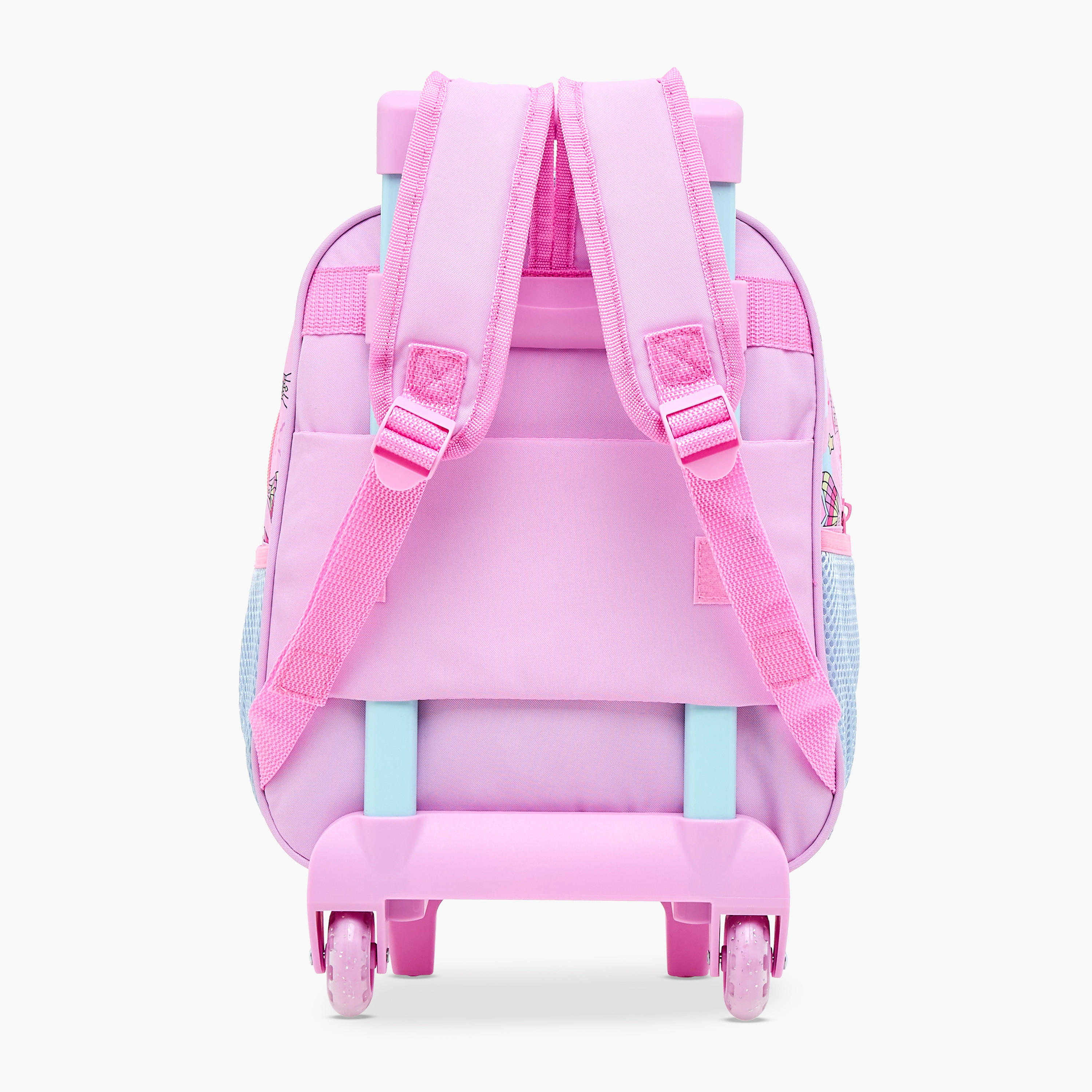 Must Printed Trolley Backpack with Lunch Bag and Pencil Case - 27X10X31 cms-school-bagsandbackpacks-trolleybags-image-5