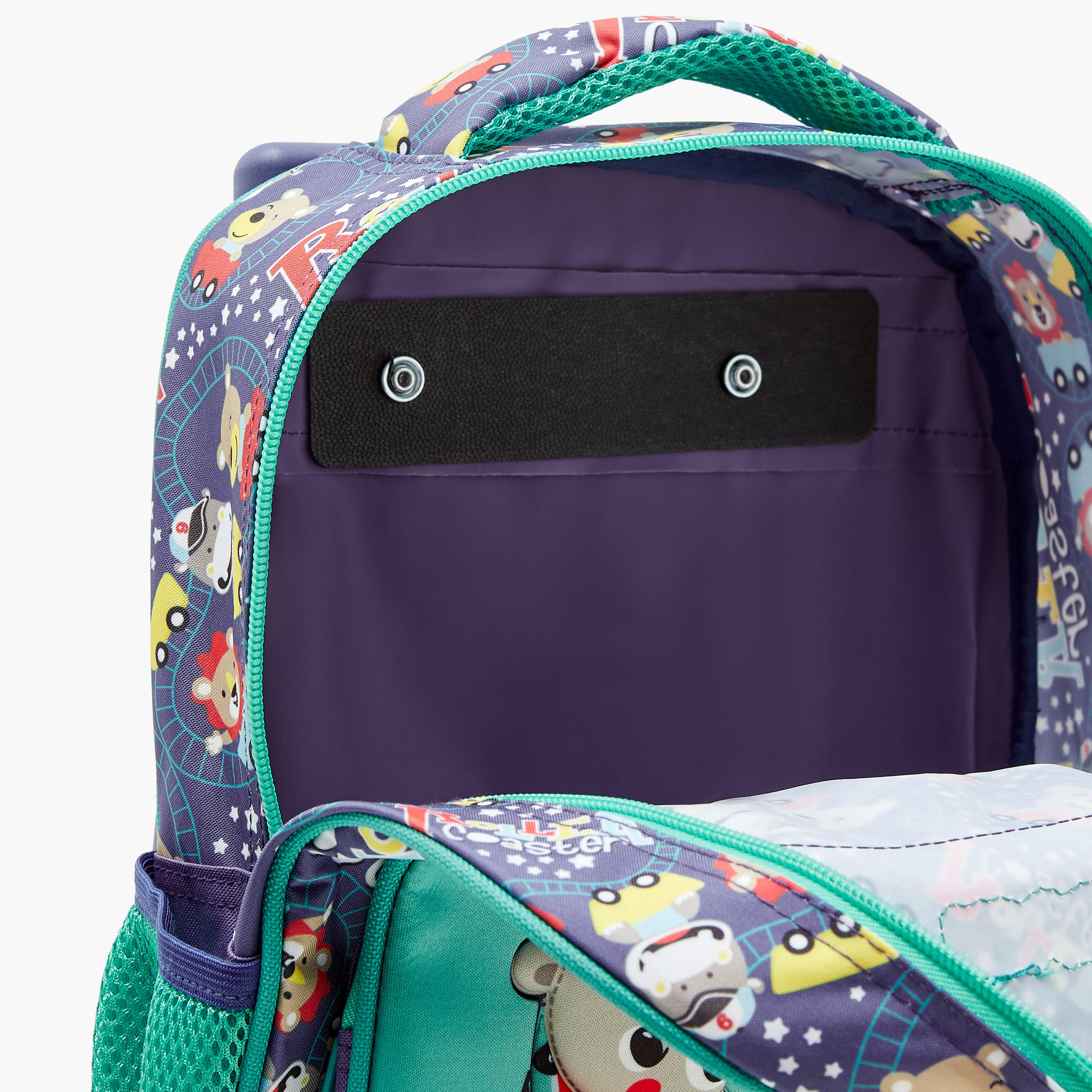 Must Graphic Print Trolley Backpack with Lunch Bag and Pencil Case - 27X10X31 cms-school-bagsandbackpacks-trolleybags-image-10