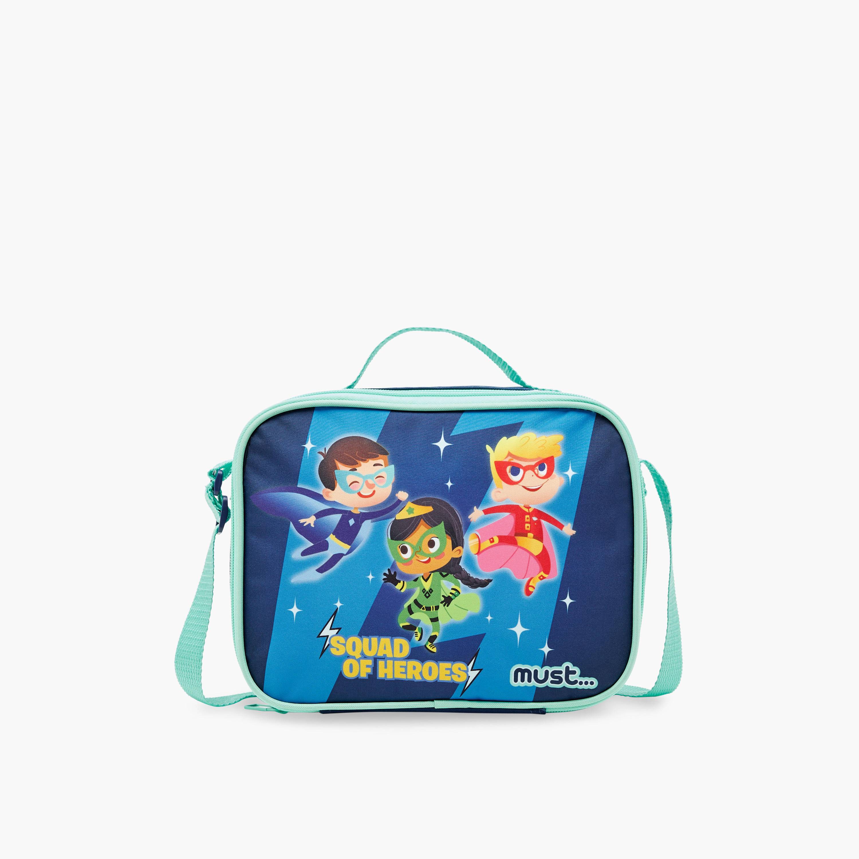 شنطة ظهر ترولي بطبعات جرافيك مع شنطة غداء ومقلمة من ماست- 27X10X31 بوصة-school-bagsandbackpacks-trolleybags-image-11